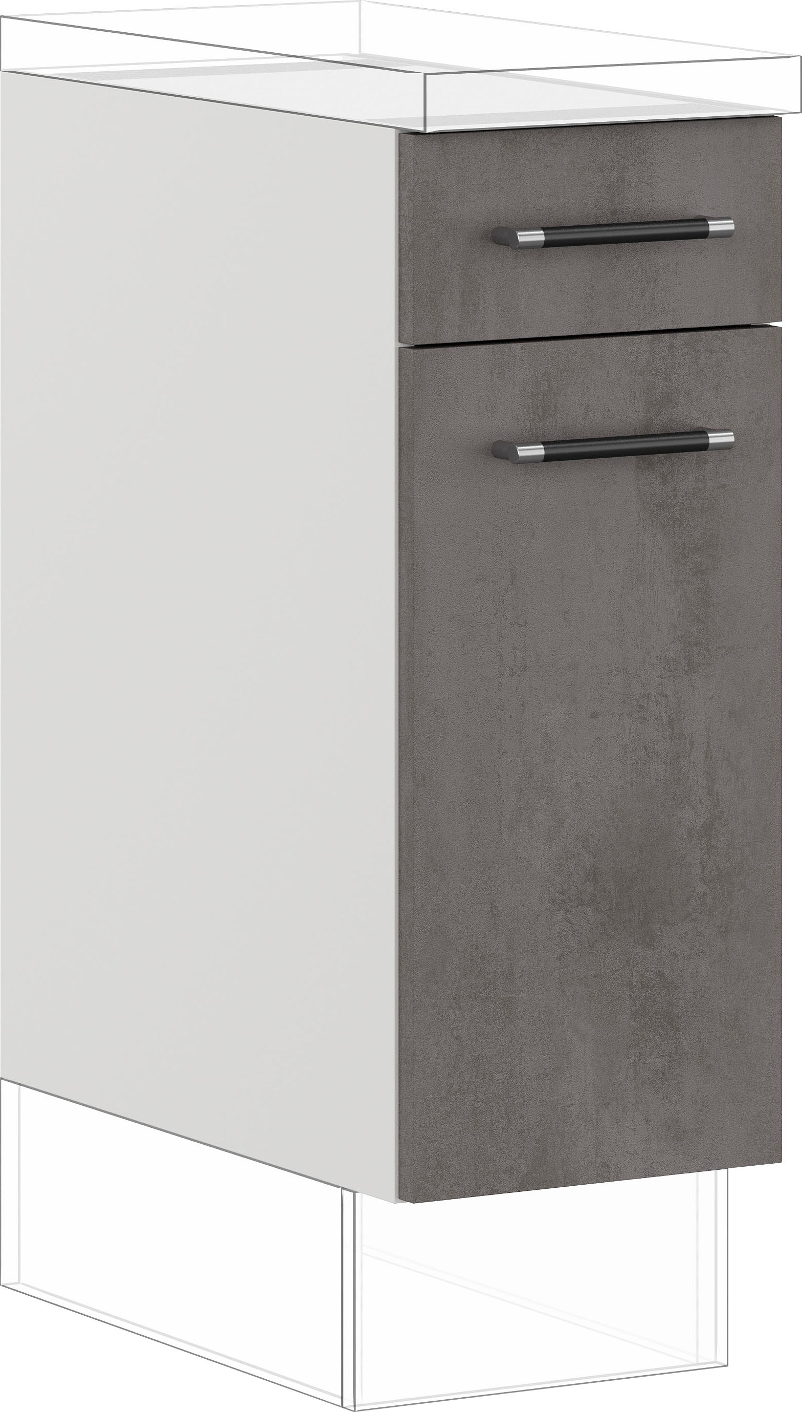 IMPULS KÜCHEN Unterschrank beton, optik...