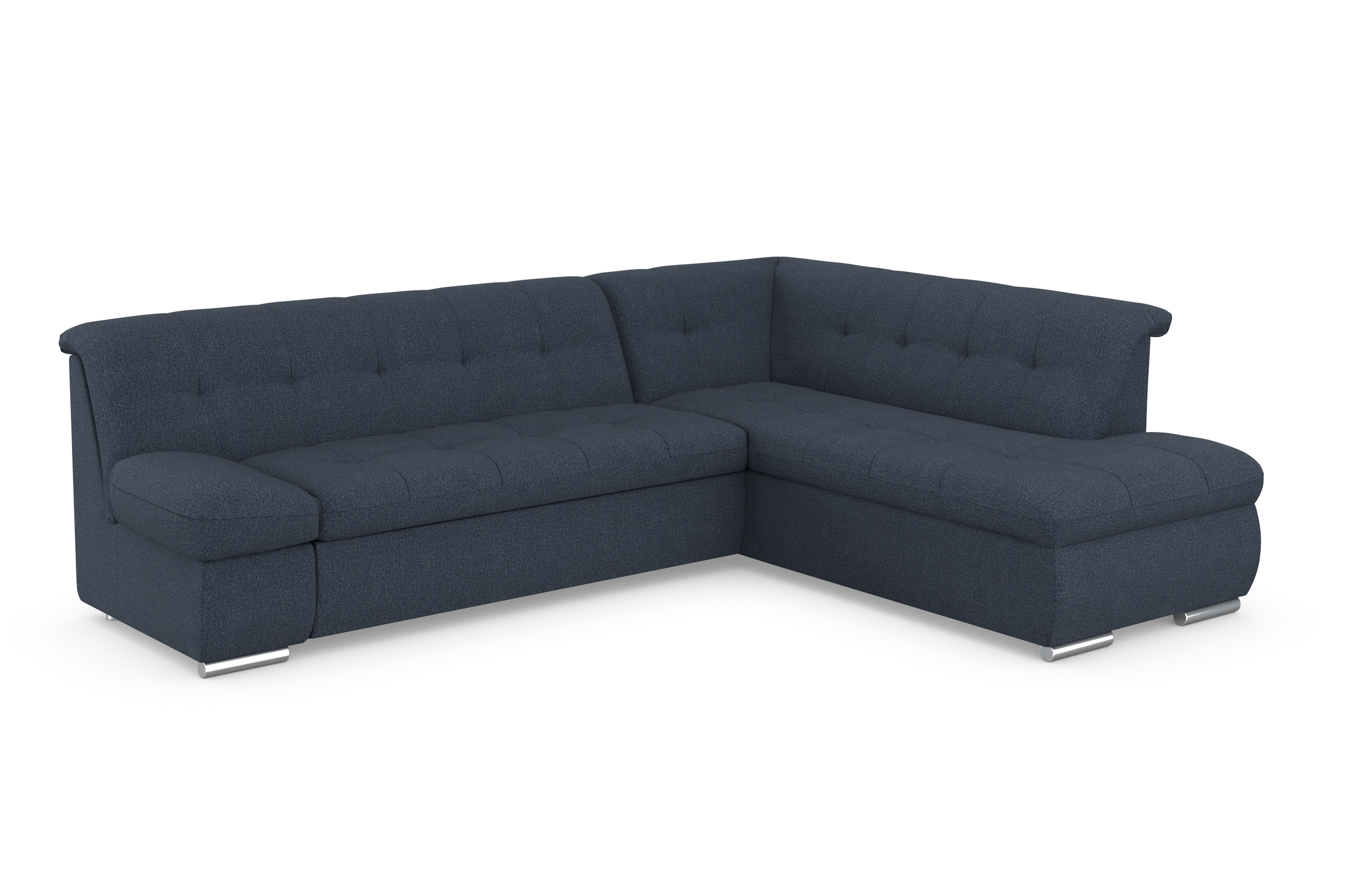 DOMO collection Ecksofa "MONA 271x213 cm, modern und komfortabel" whlw. mit Bett- und Armlehnfunktion, L-Form