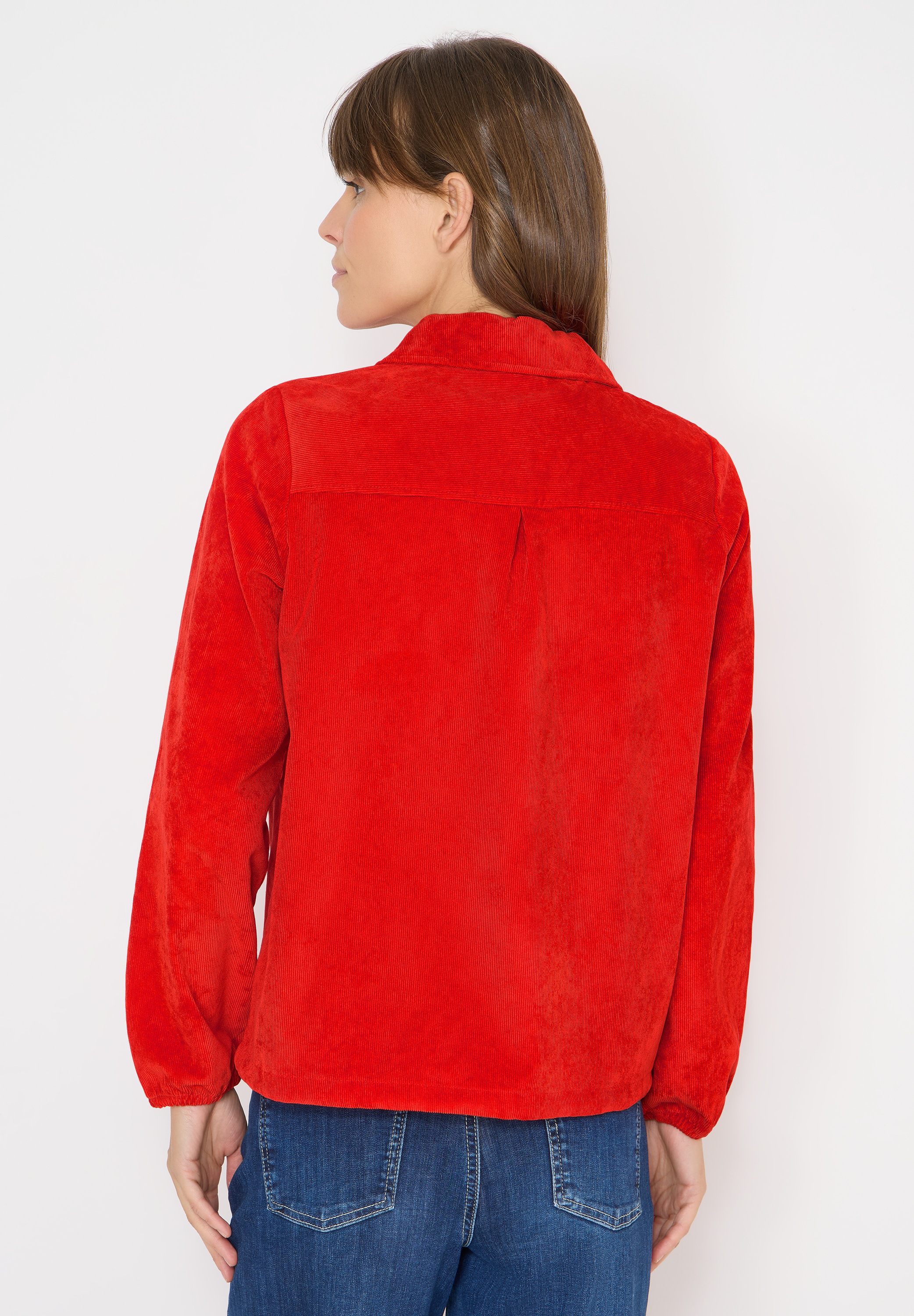 Cecil Cordjacke ohne Kapuze mit Tunnelzug am Saum günstig online kaufen