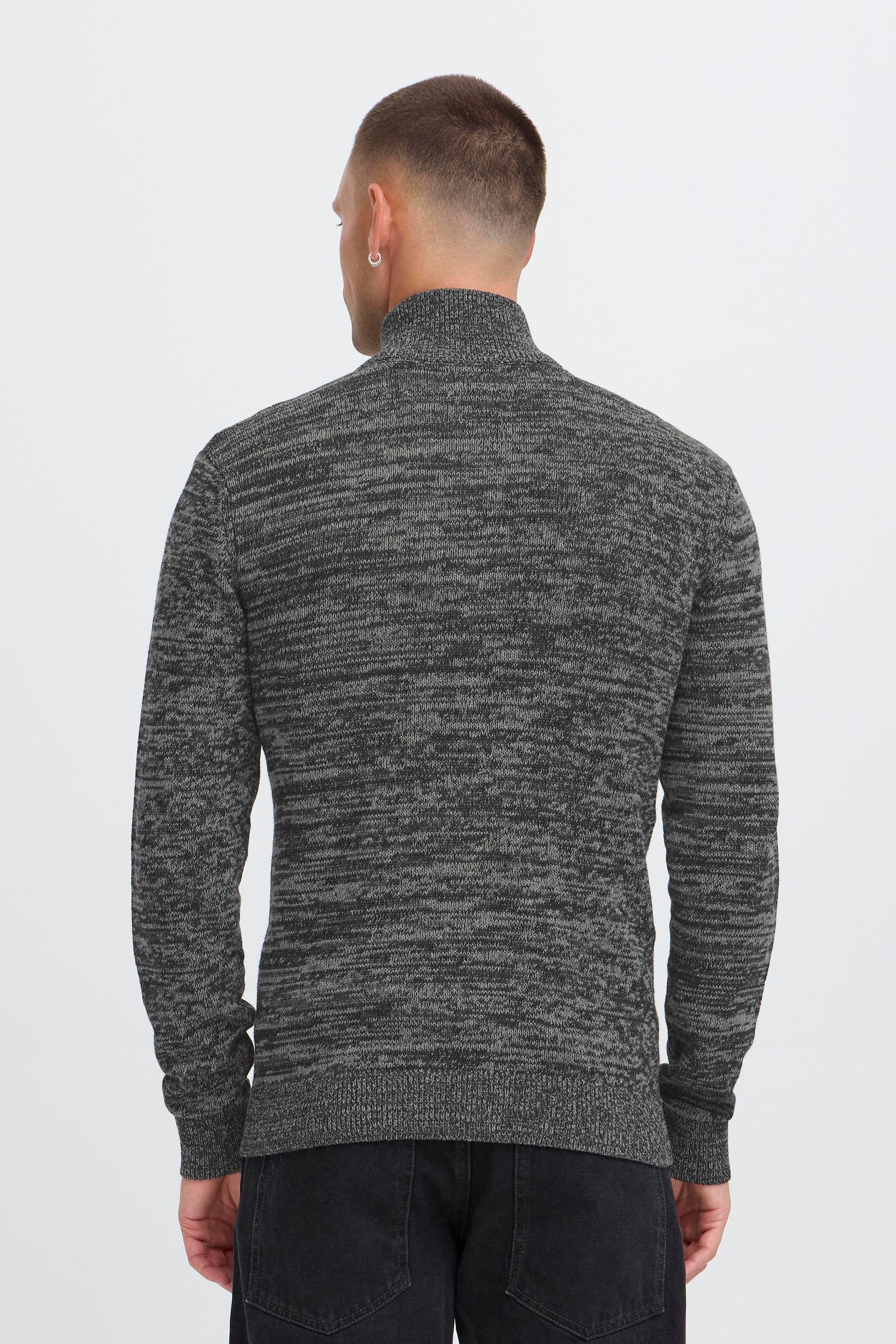 Strickjacke BLEND "Strickjacke BHDano", Herren, Gr. S, schwarz, Obermaterial: 70% Baumwolle CO recyc.. 30% Polyester Pol. recyc.., Strickjacken Strickjacke 6