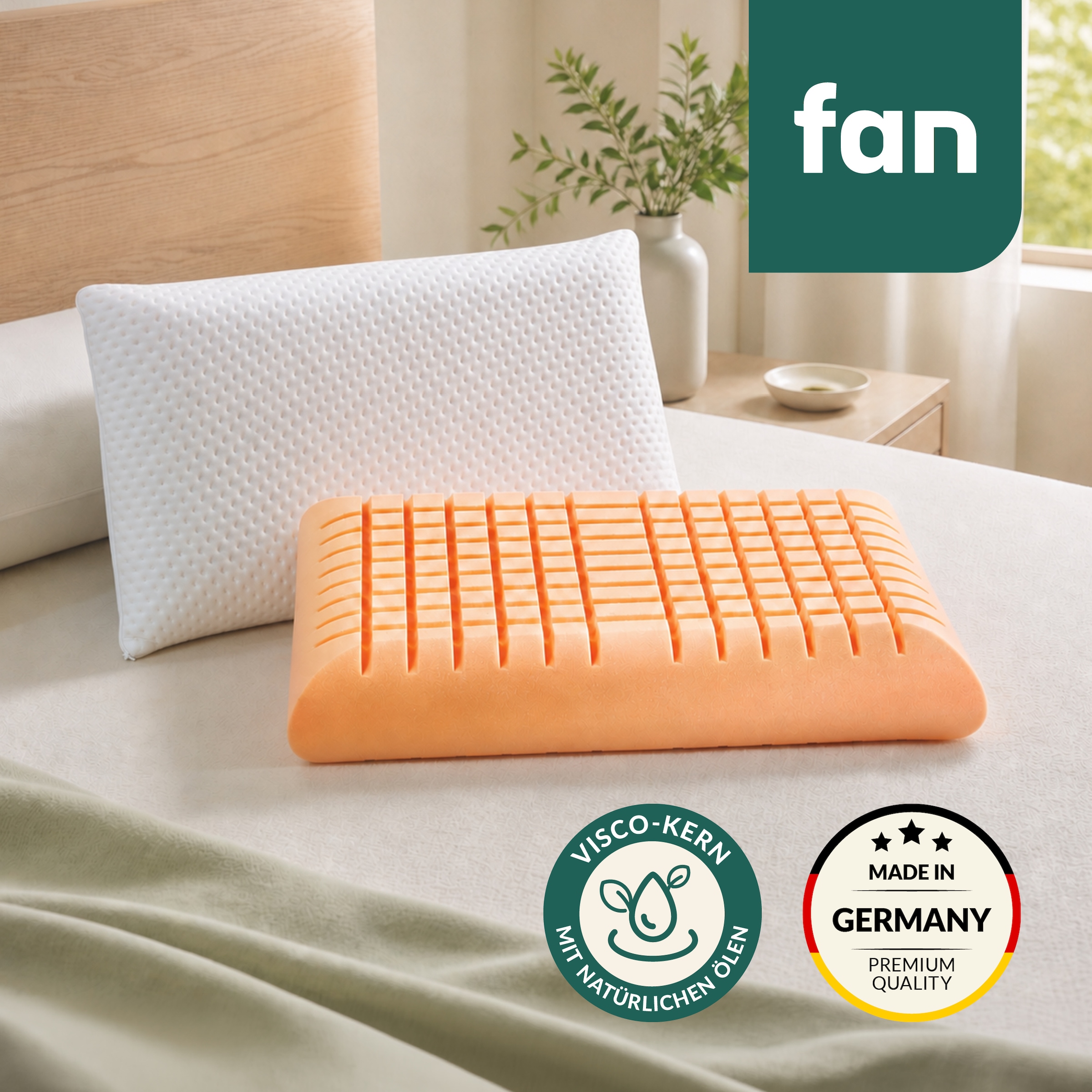fan Medisan Soja Dream Nackenkissen mit Viscose Kern 1 St Kissen - Image 3