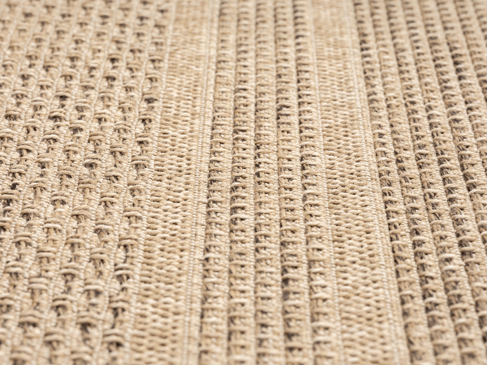 merinos Teppich »Kenzy 4«, rechteckig, 1 mm Höhe, robuster In- und Outdoor Teppich im natürlichen Jute-Look, wetterfest