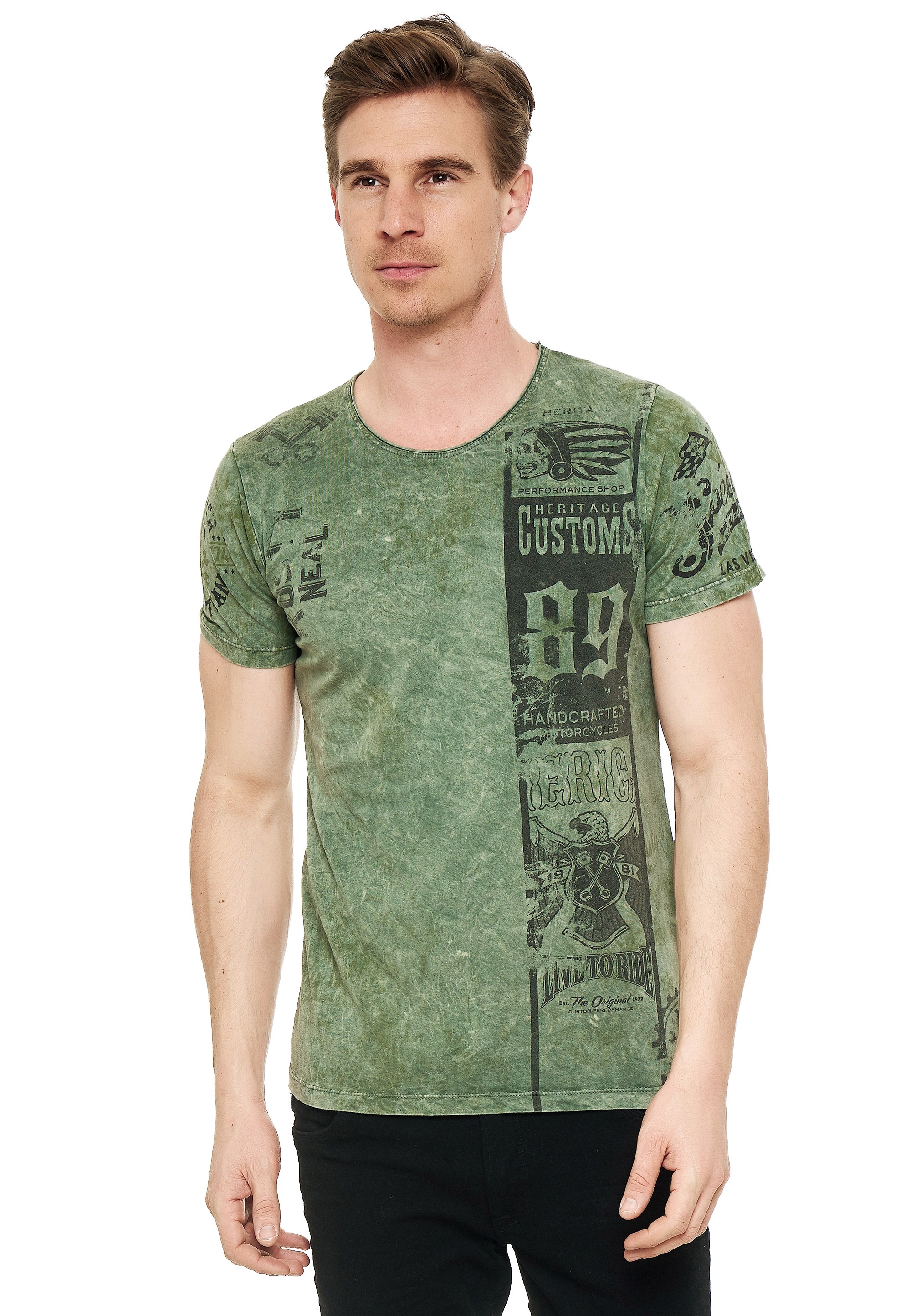 modernem Rusty ▷ Neal T-Shirt, BAUR mit kaufen | Print
