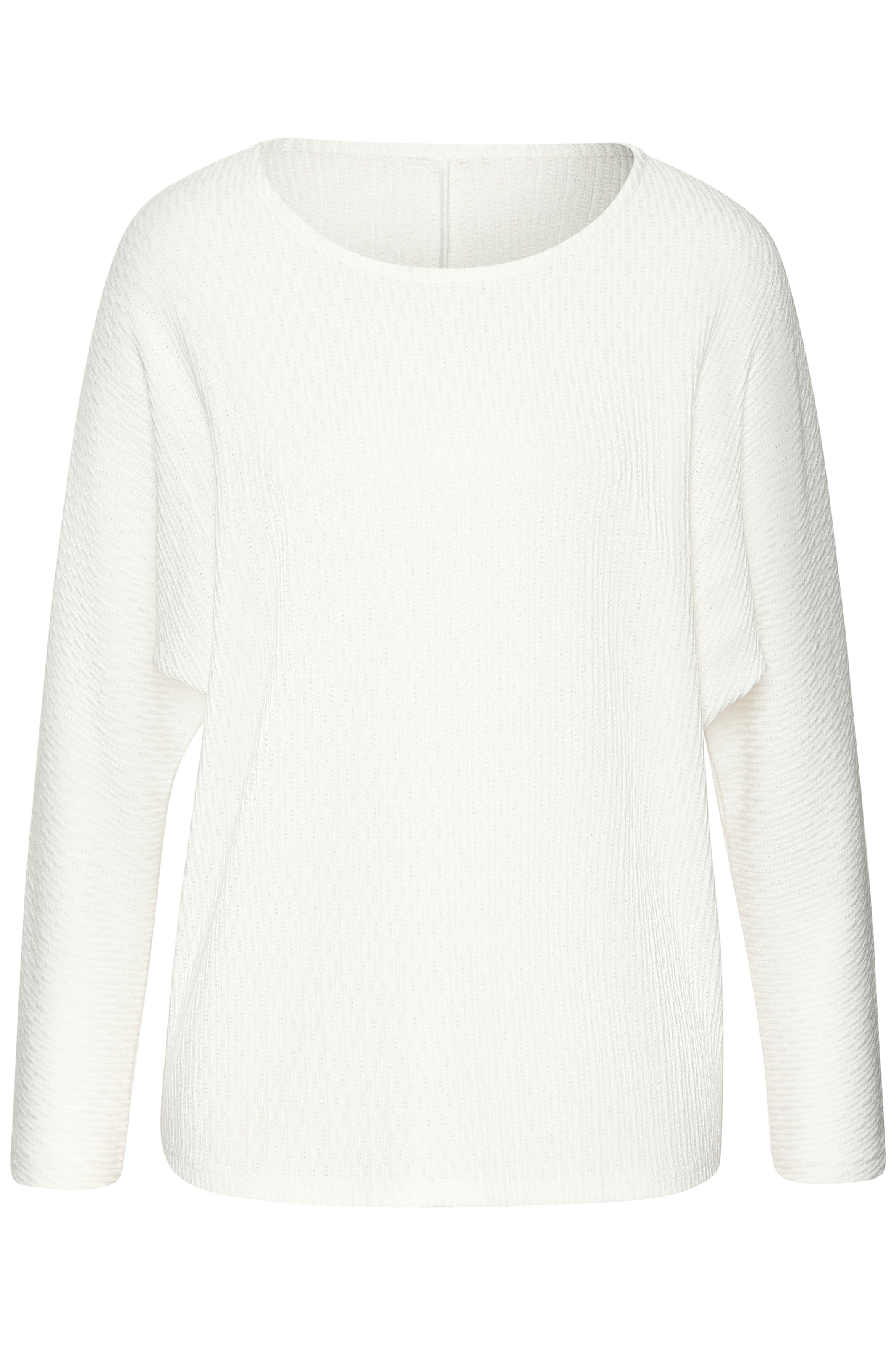 Vivance Langarmshirt »in modischer Struktur-Optik«, aus pflegeleichter Strickqualität mit Viskose
