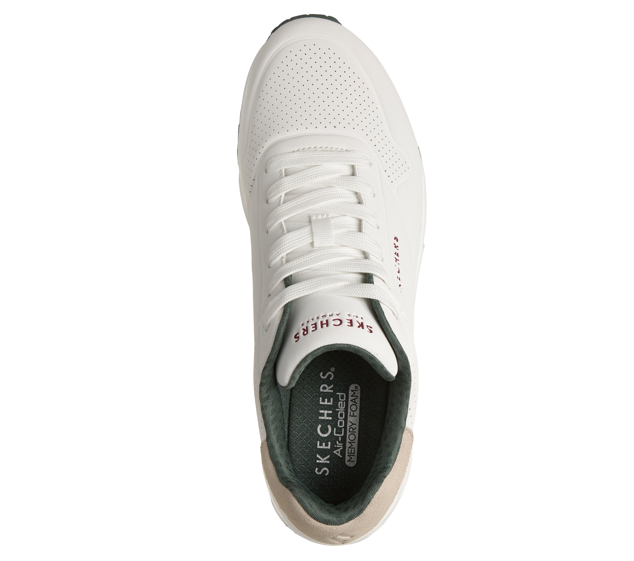 Skechers Sneaker »UNO-SUITED ON AIR«  Freizeitschuh, Halbschuh, Schnürschuh mit modischer Keilsohle