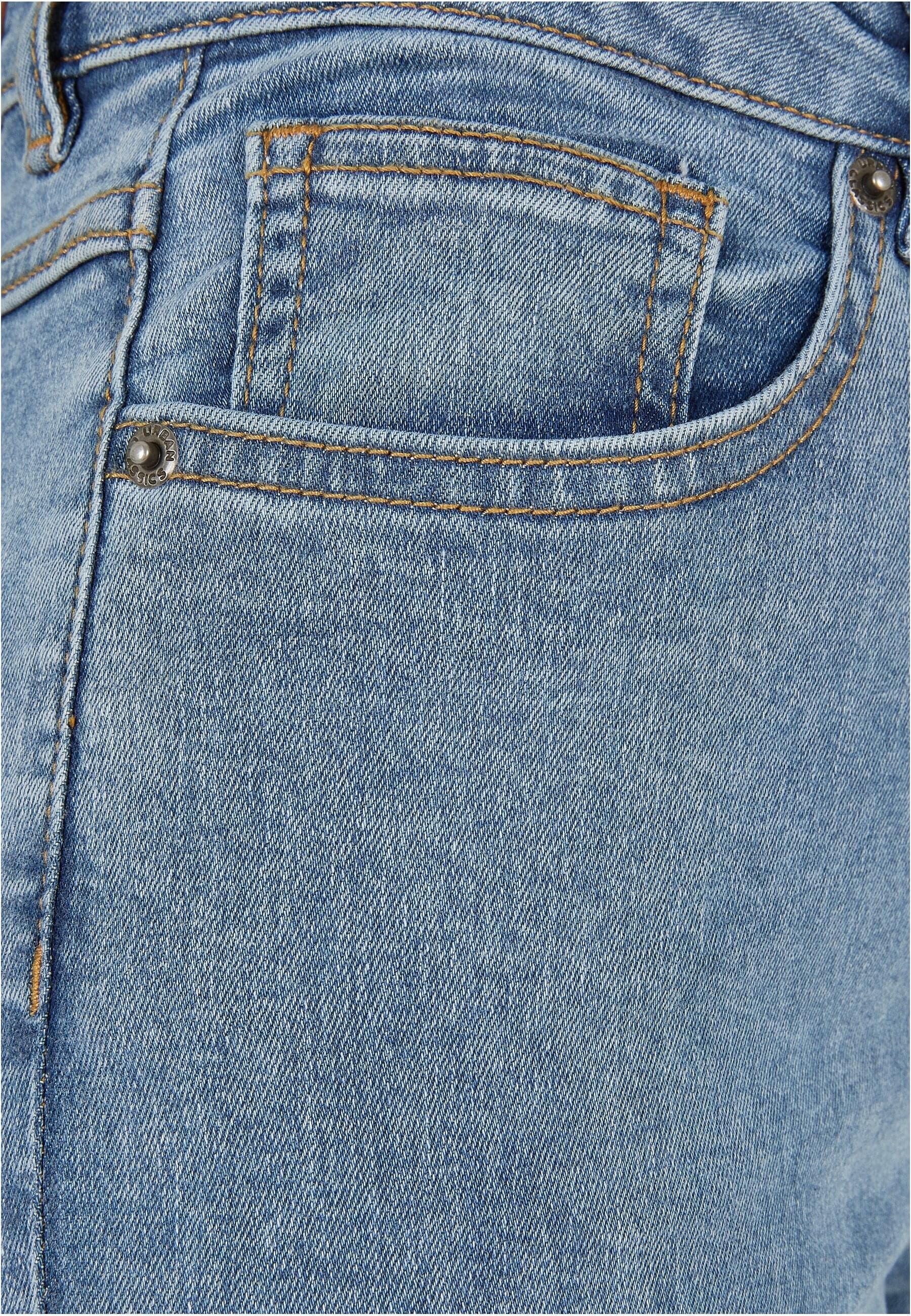Thumbnail - URBAN CLASSICS Bequeme Jeans "Urban Classics Damen Ladies Highwaist Straight Slit Denim Pants", (1 tlg.)
