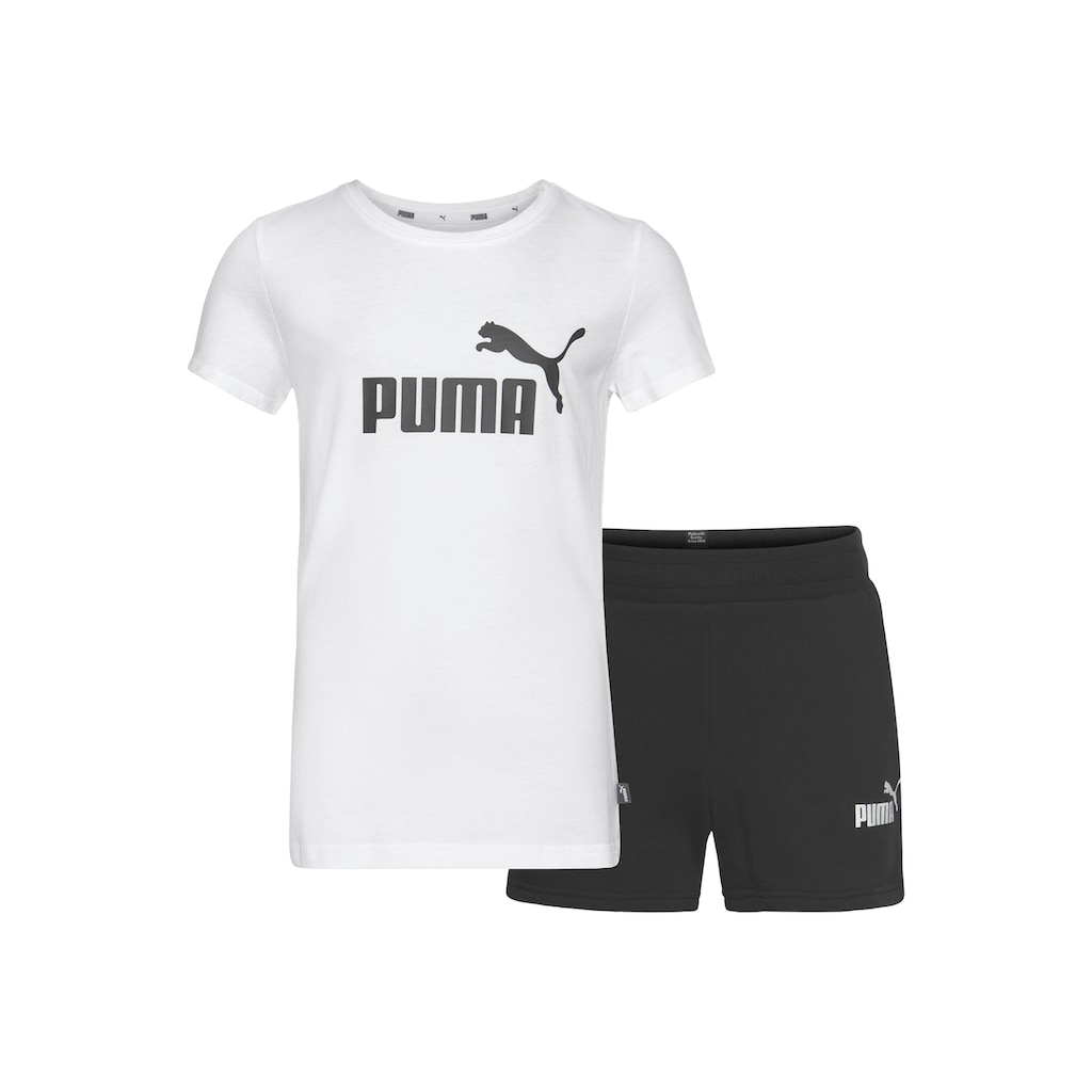 PUMA Trainingsanzug »LOGO TEE & SHORTS SET G«, (Set, 2 tlg.)