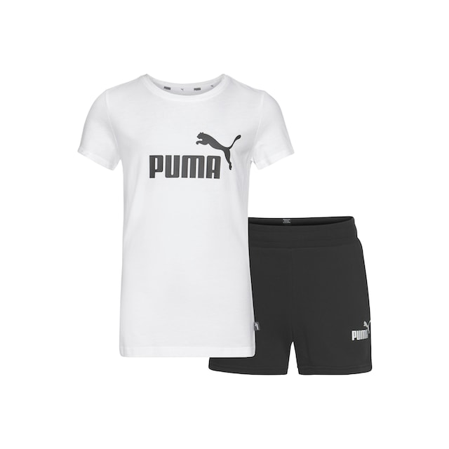 PUMA Freizeitanzug »Logo Tee & Shorts Set G für Kinder«, (Set, 2 tlg.)  günstig kaufen | BAUR