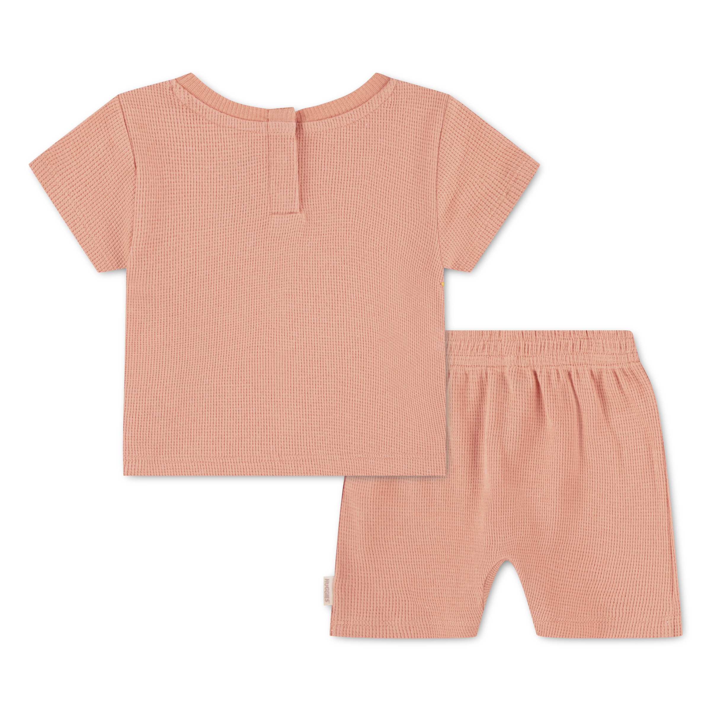 HUGGIES babywear Shirt & Hose »HUGB SHORT SET« Set, 2 mit süßer Tierapplikation, Baumwolle