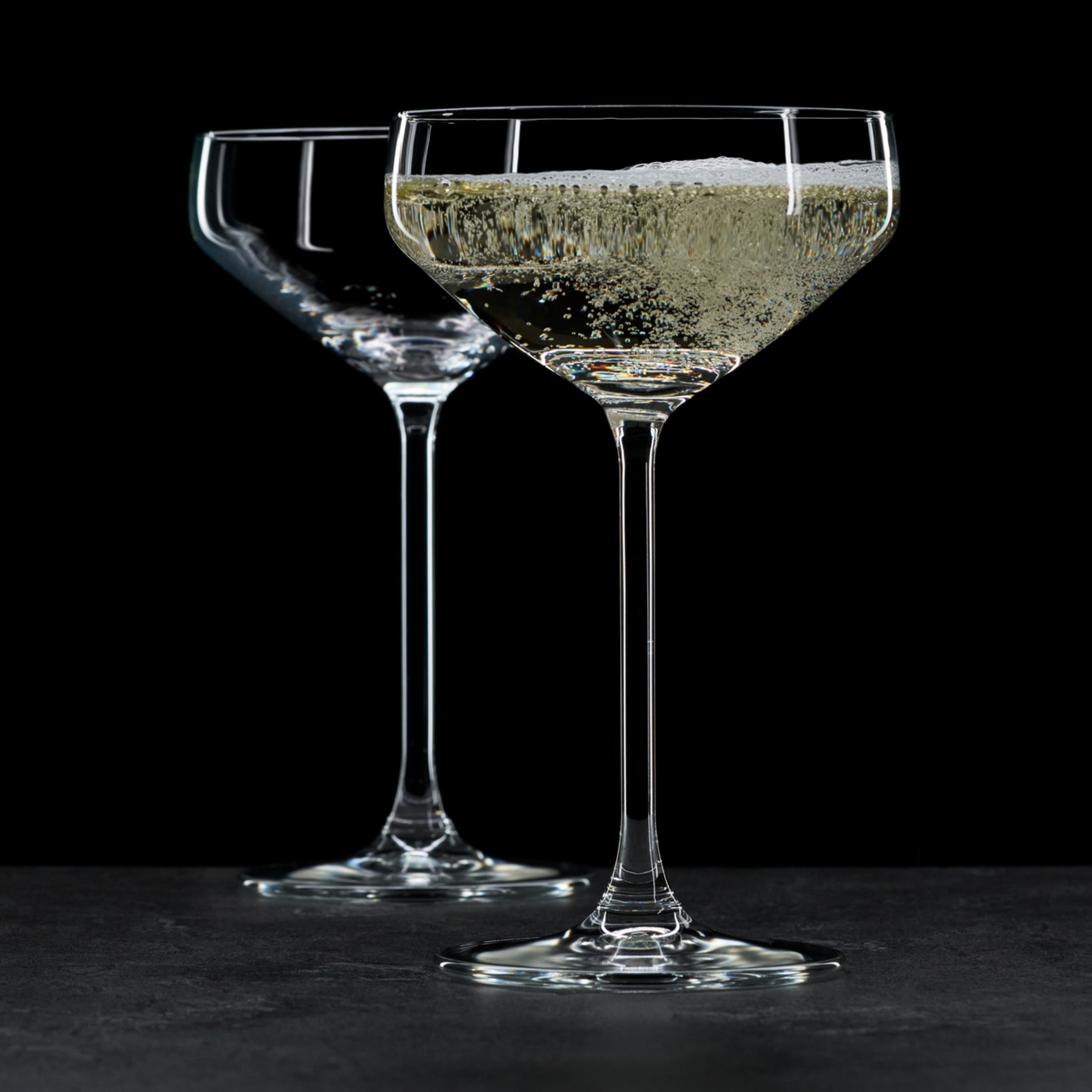 Ritzenhoff & Breker Champagnerglas »Rumba«, (Set, 4 tlg.), Champagnerschale im 4er Set, je 300 ml