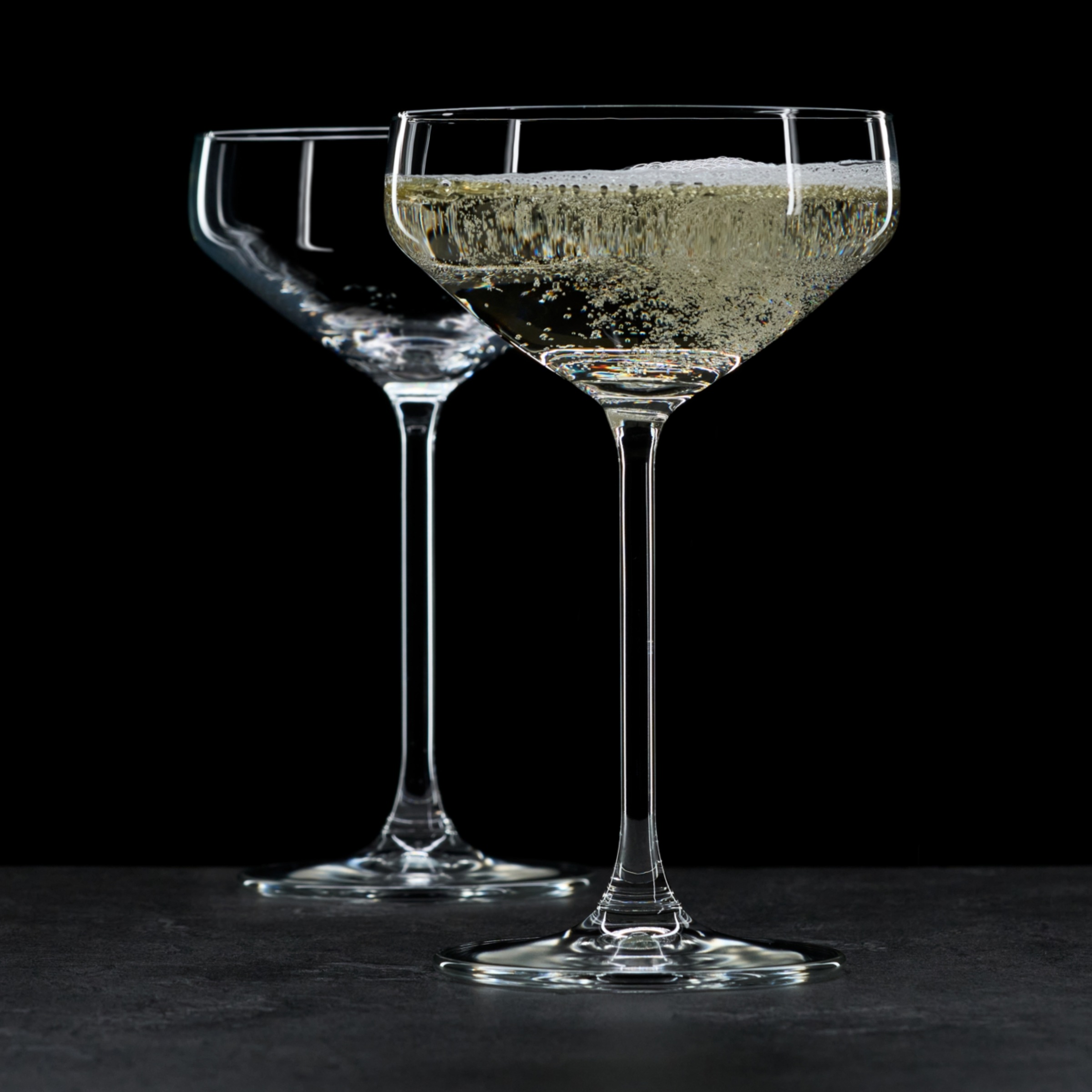 Ritzenhoff & Breker Champagnerglas "Rumba" Champagnerschale im 4er Set, je 300 ml