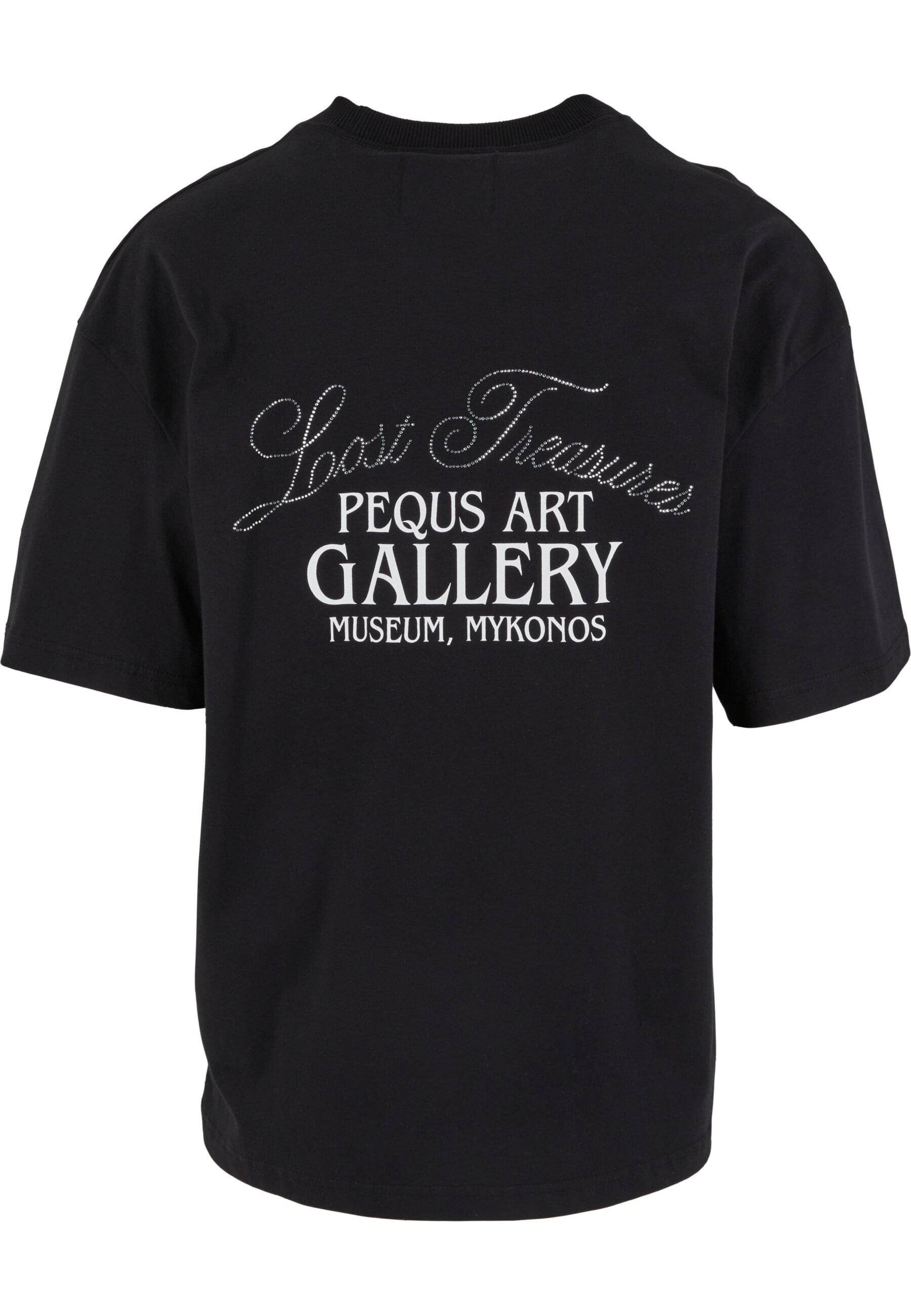 PEQUS T-Shirt »PEQUS PEQUS Rhinestone Art Gallery T-Shirt«, (1 tlg.)
