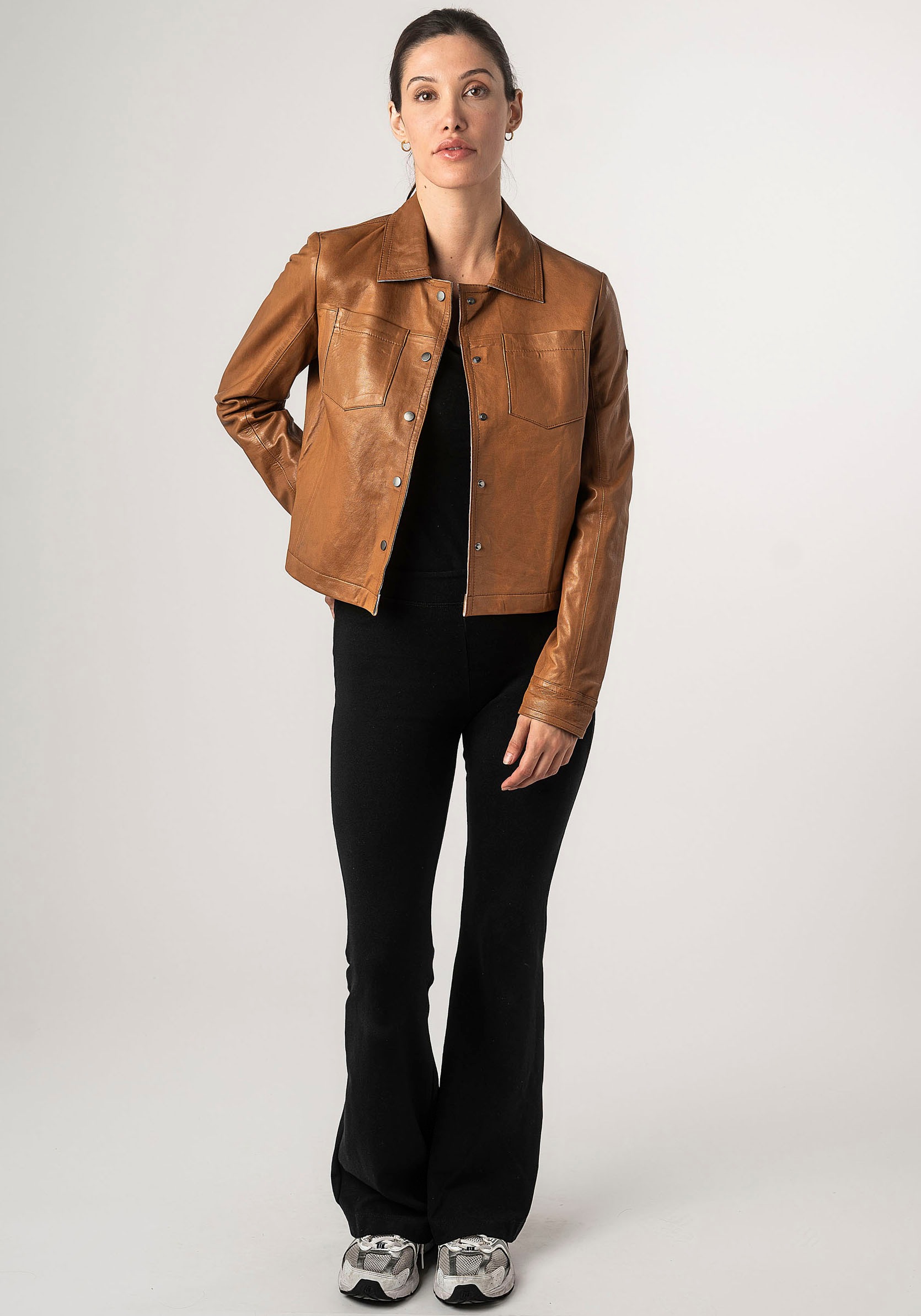Mauritius Lederjacke »MWLefei«, mit Brusttaschen