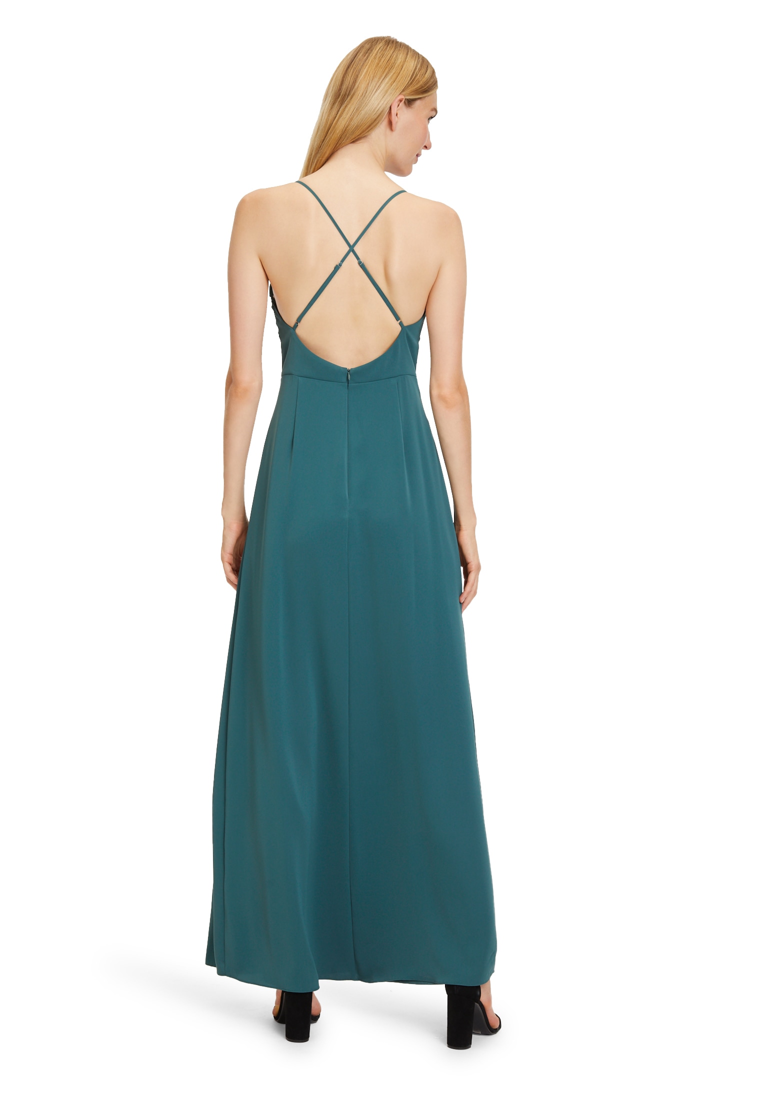 Vera Mont Abendkleid »Vera Mont Abendkleid mit Wasserfallausschnitt«, Schlitz