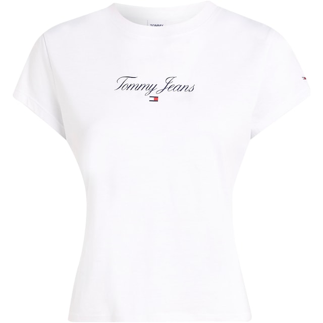 Black Friday Tommy Jeans T-Shirt »TJW BBY ESSENTIAL LOGO 1 SS«, mit Tommy  Jeans Labeldruck | BAUR