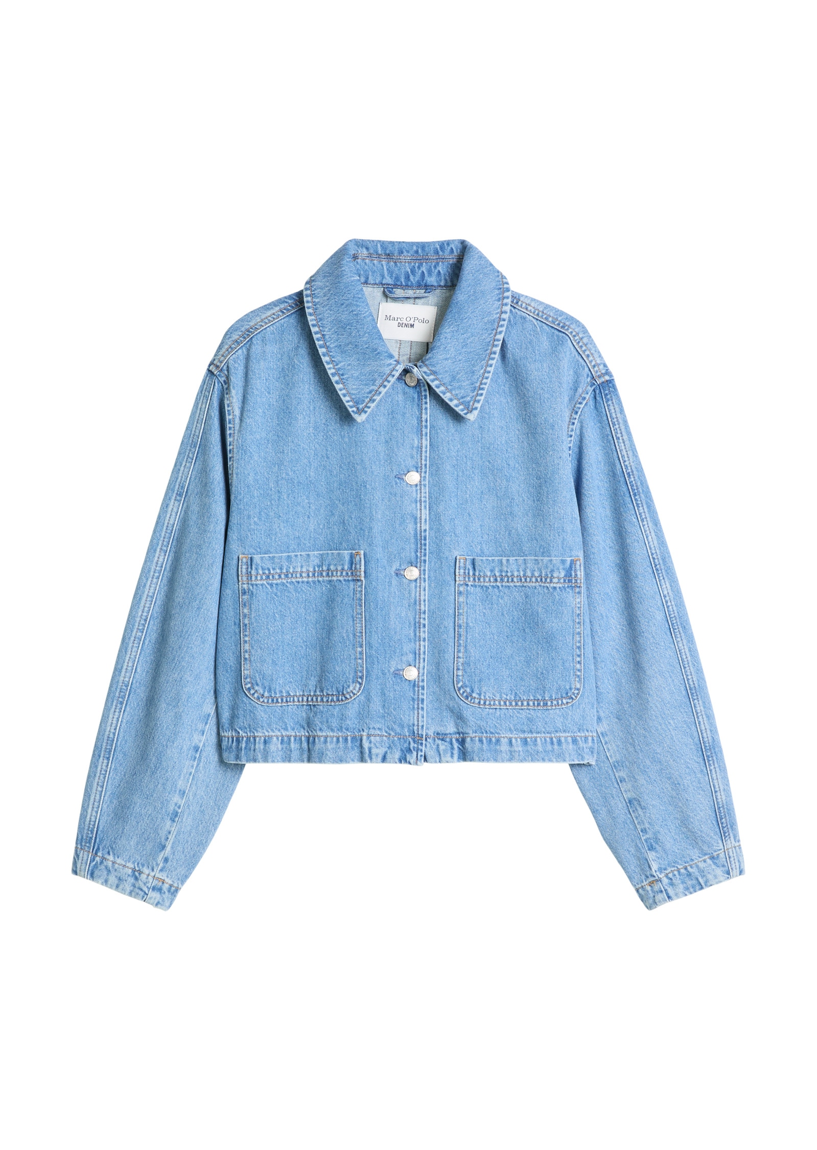 Marc O'Polo DENIM Jeansjacke »aus reiner Bio-Baumwolle« ohne Kapuze