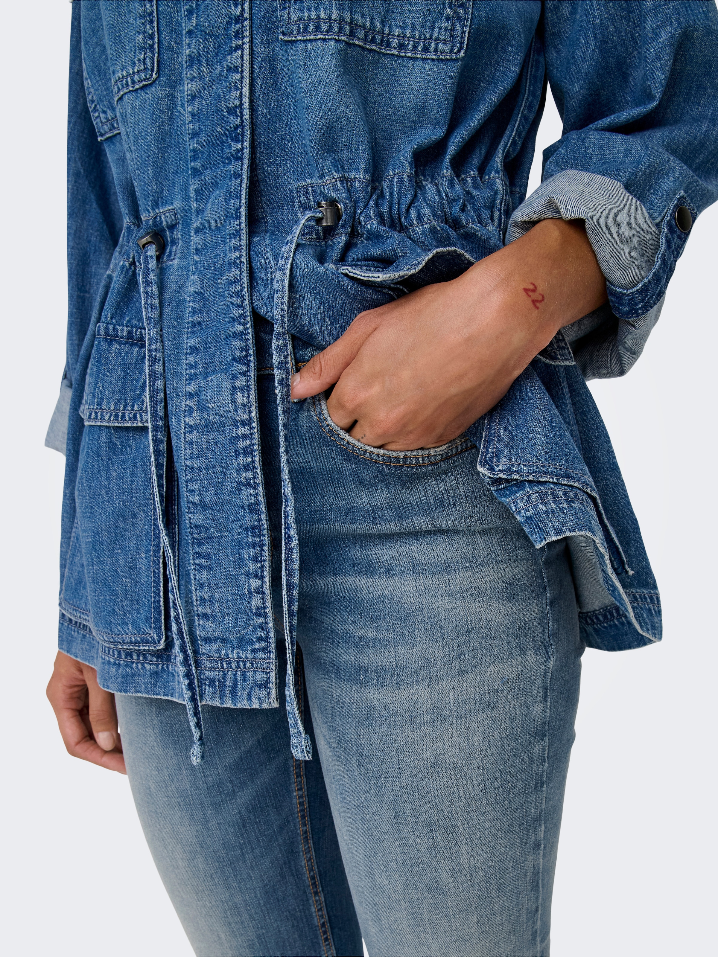 ONLY Bootcut-Jeans »ONLBLUSH MID FLARED DNM DOT741 NOOS«