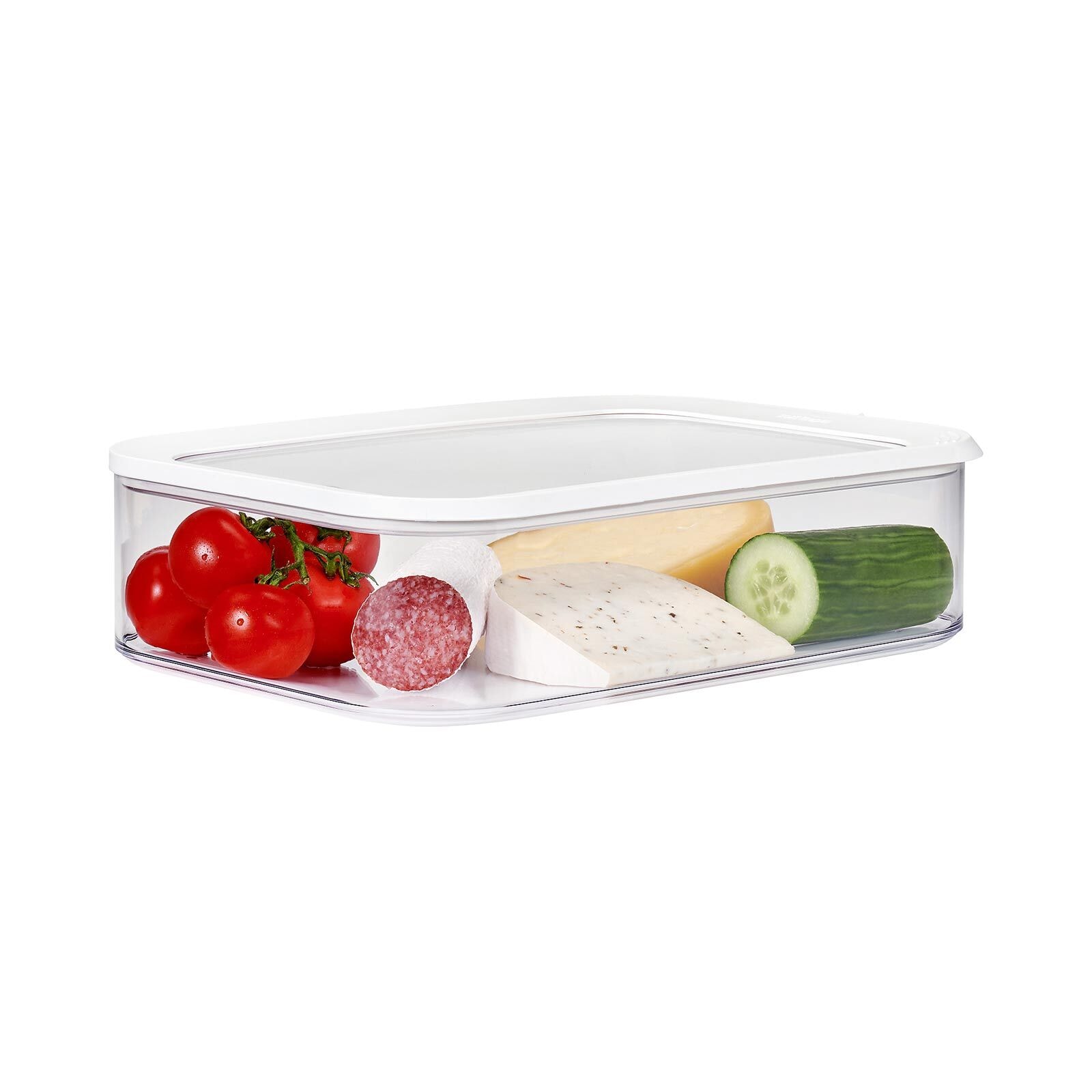 Mepal Frischhaltedose »Frühstücksdosen XXL Modula 4800 ml 2er Set weiß«, (2 tlg.)