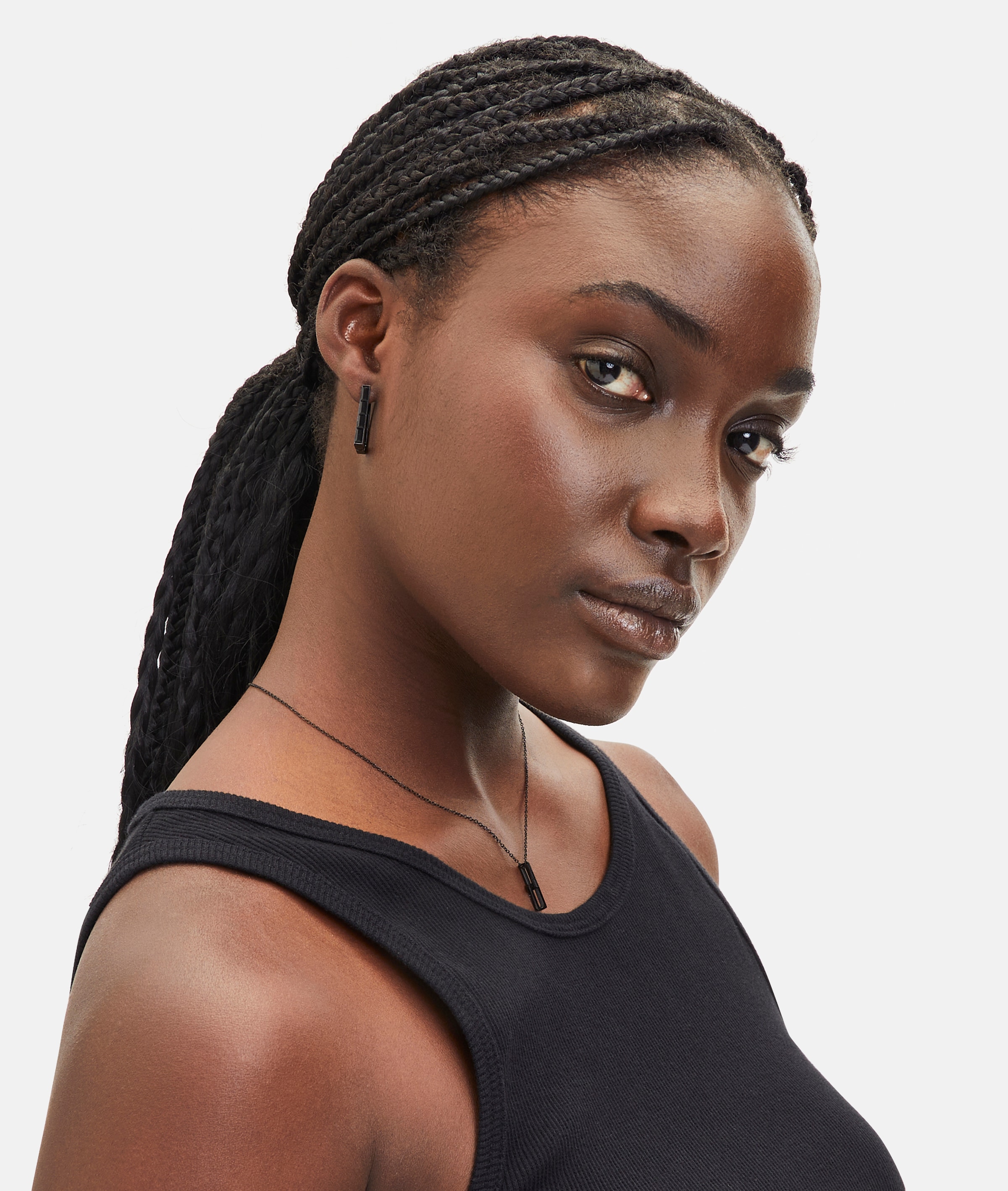 Liebeskind Berlin Paar Creolen »Schmuck Edelstahl Ohrringe The Festive Mini Link Sparkle« mit Zirkonia (synth.) - Einhänger abnehmbar