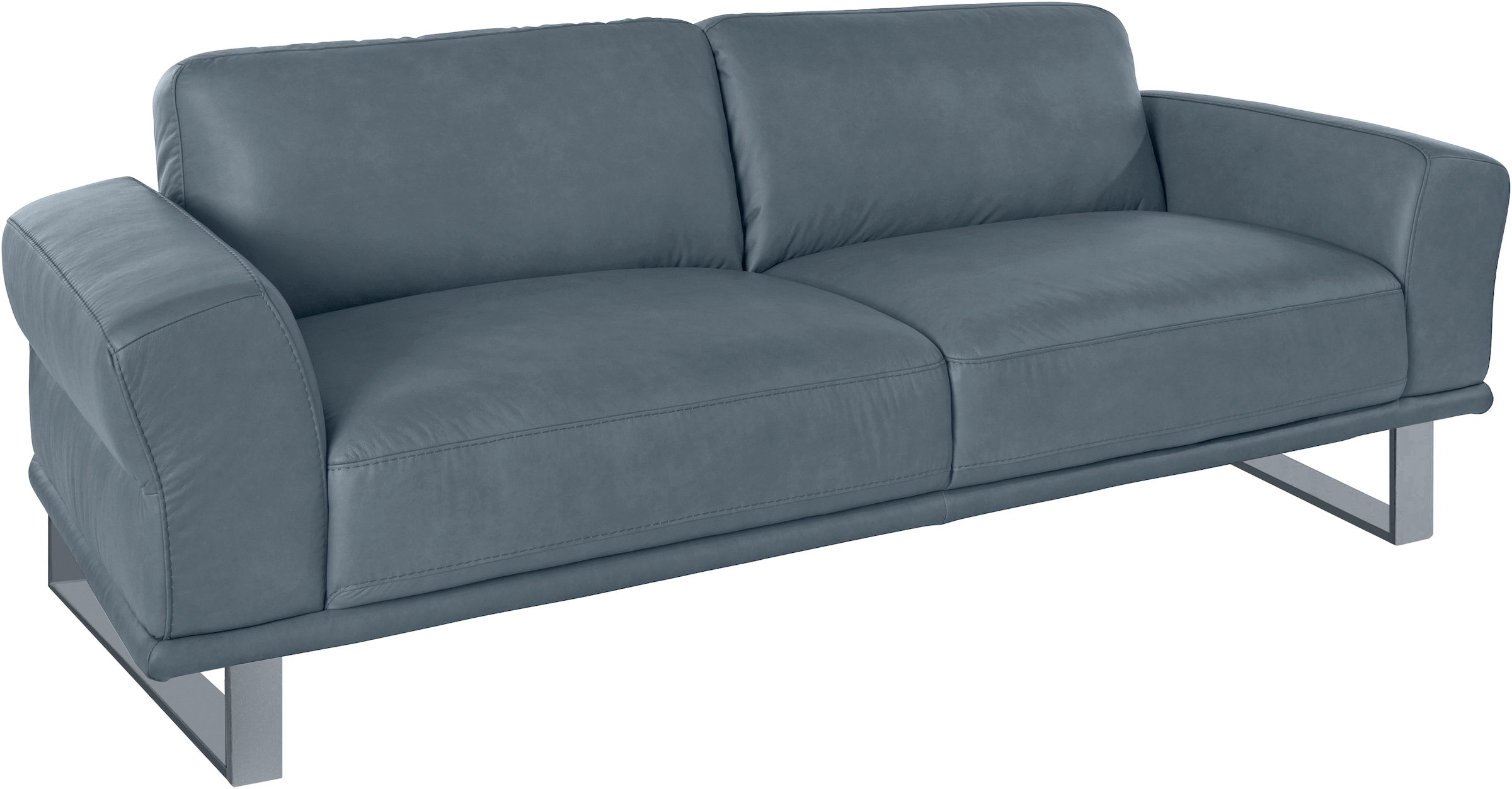 W.SCHILLIG 2,5-Sitzer »montanaa«, mit Metallkufen in Silber matt, Breite 232 cm