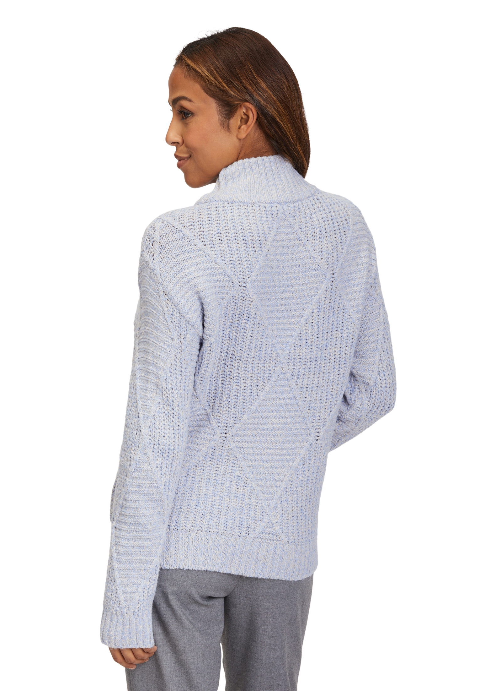 Betty Barclay Strickpullover »Betty Barclay Grobstrick-Pullover mit Struktur«, (1 tlg.), Kragen