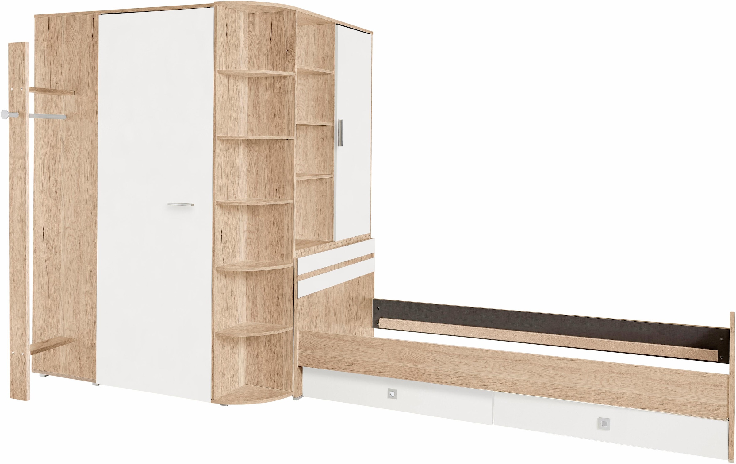 Wimex Jugendzimmer-Set "Joker Kleiderschrank mit Garderobe, Bett und Staura günstig online kaufen