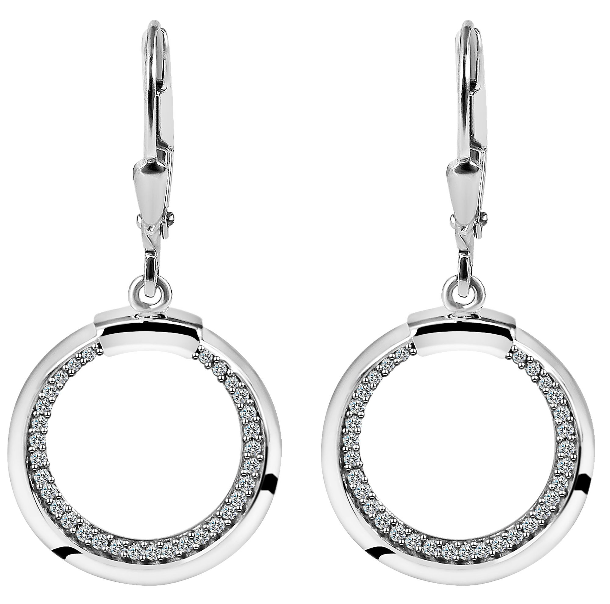 Adelia´s Paar Ohrhänger "Damen Ohrringe – Ohrhänger aus 925 Silber mit Zirk günstig online kaufen