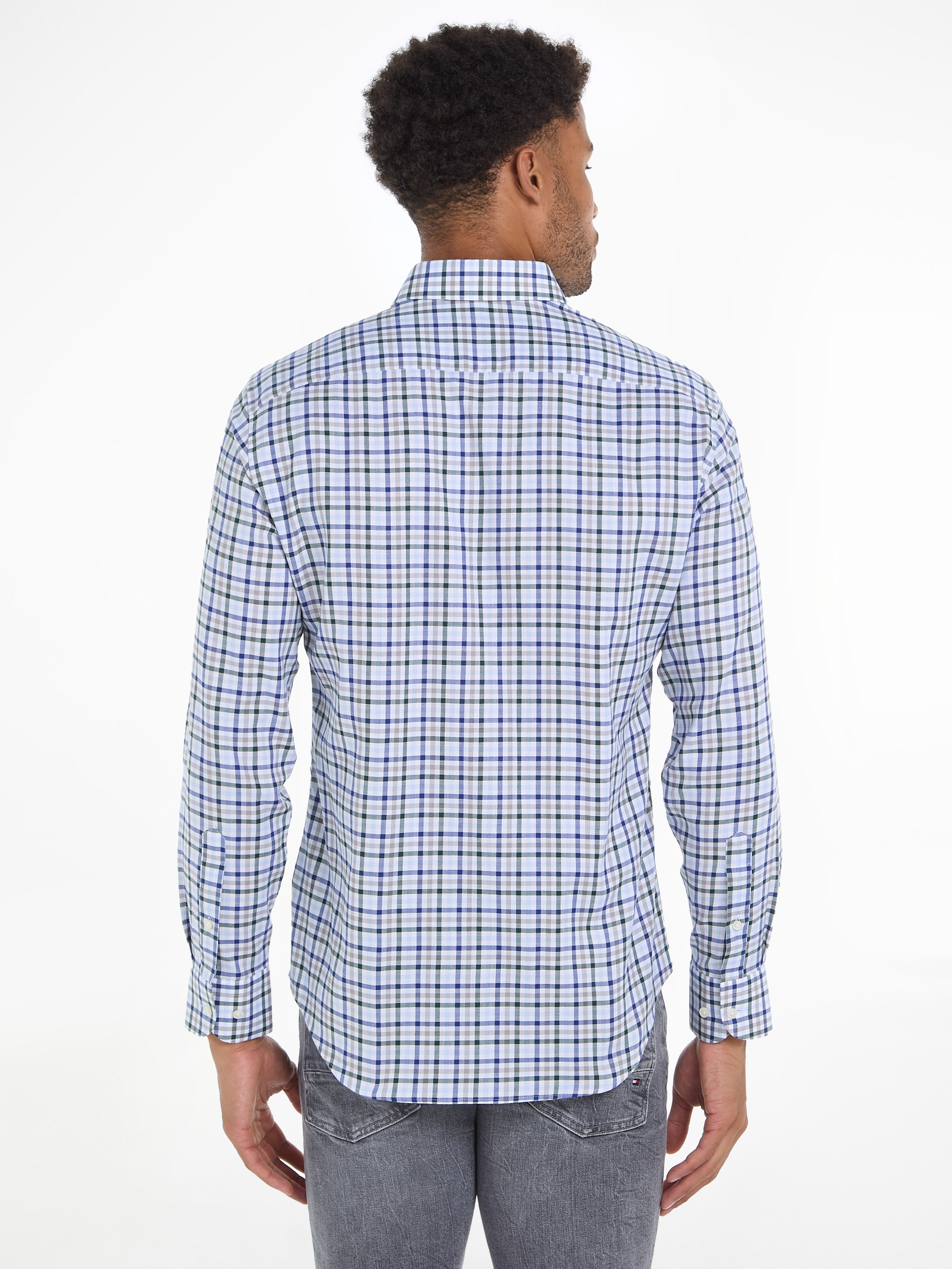 Tommy Hilfiger Businesshemd "CL STRETCH TWILL GINGHAM Regular Fit SHRT" günstig online kaufen