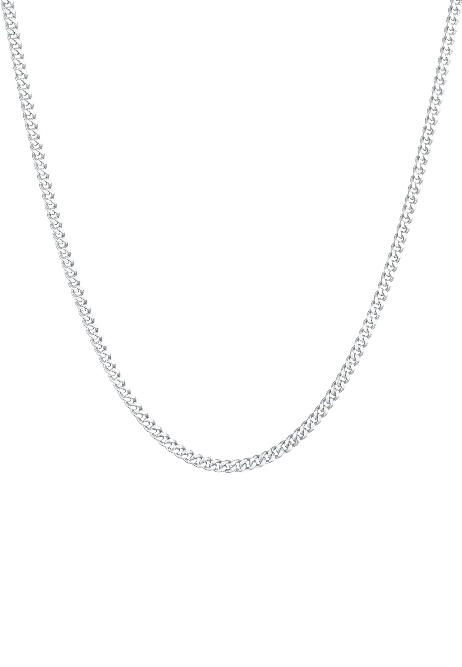 Kuzzoi Silberkette »Halskette Herren Panzerkette Basic Mann 925 Silber«