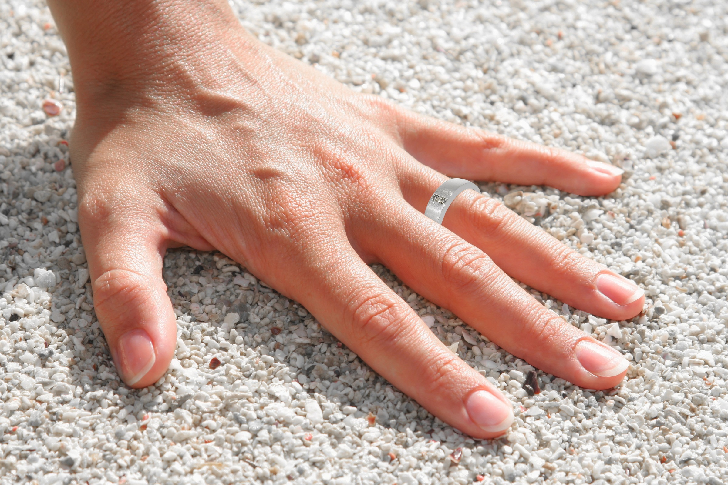 Diamonds by Ellen K. Fingerring »925 Sterling Silber Diamanten zus. 0,03ct.«