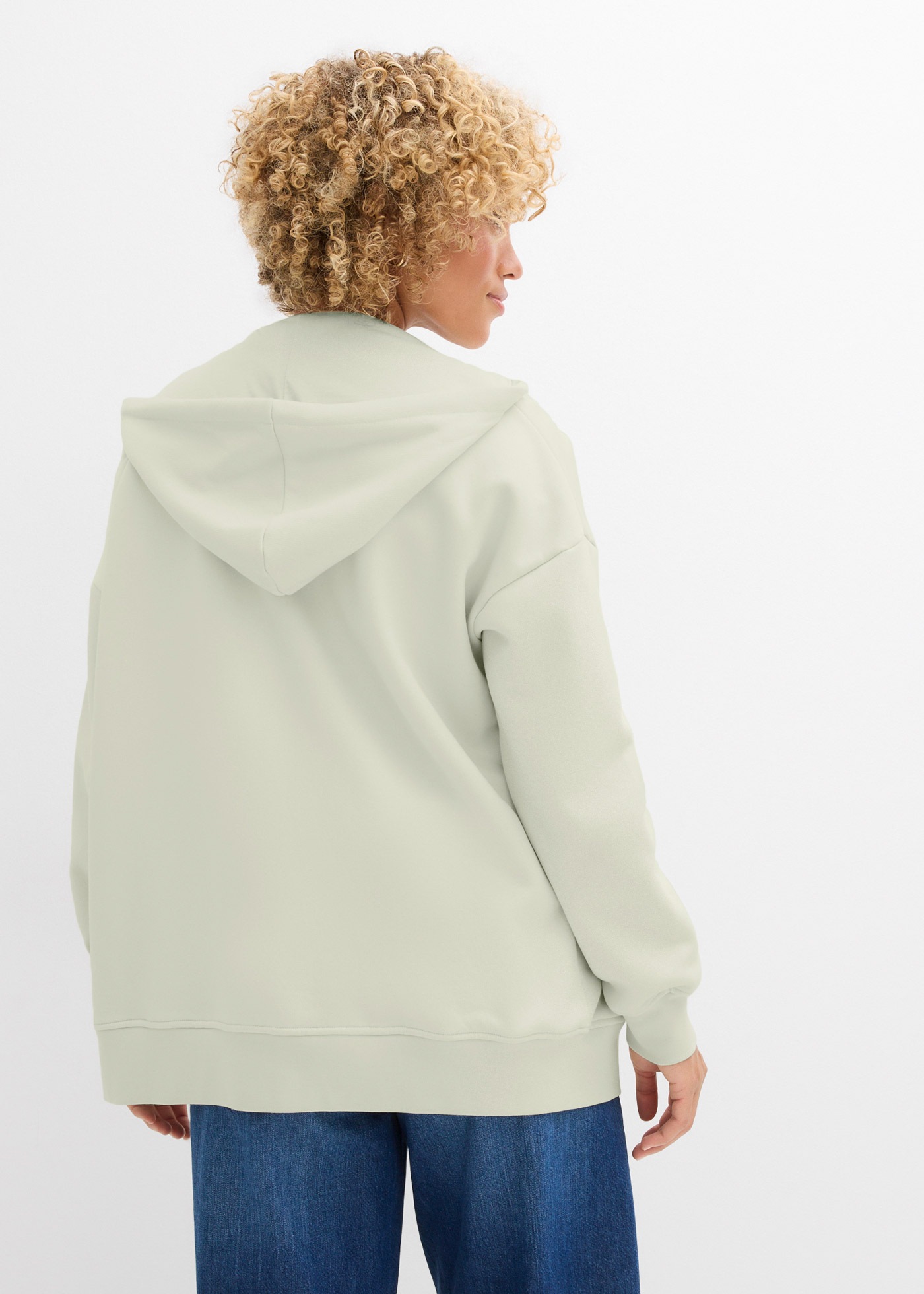 Thumbnail - bonprix Kapuzensweatjacke "Kapuzen-Sweatjacke" mit Kapuze, mit Reißverschluss, Oversize-Passform