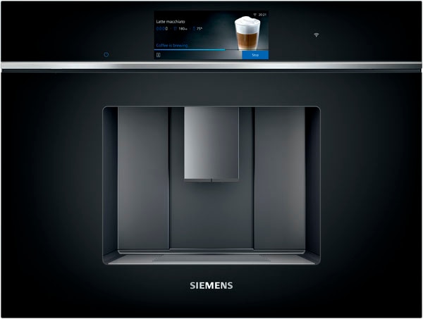 SIEMENS Einbau-Kaffeevollautomat "CT718L1B0" autoMilk Clean für Hygiene & verschleißfreies ceramDrive Mahlwerk