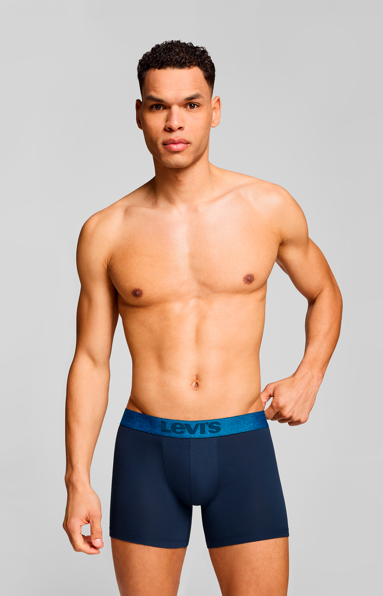 Levis Boxershorts "LEVIS MEN MEL WB BOXER BRIEF ORG CO 2P", (2er Pack), mit günstig online kaufen