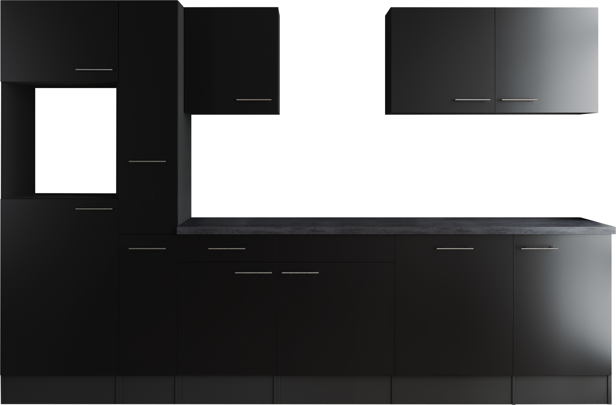 RESPEKTA Küchenzeile "Oliver" Breite 310 cm, 90 cm Arbeitshöhe, in exklusiv günstig online kaufen