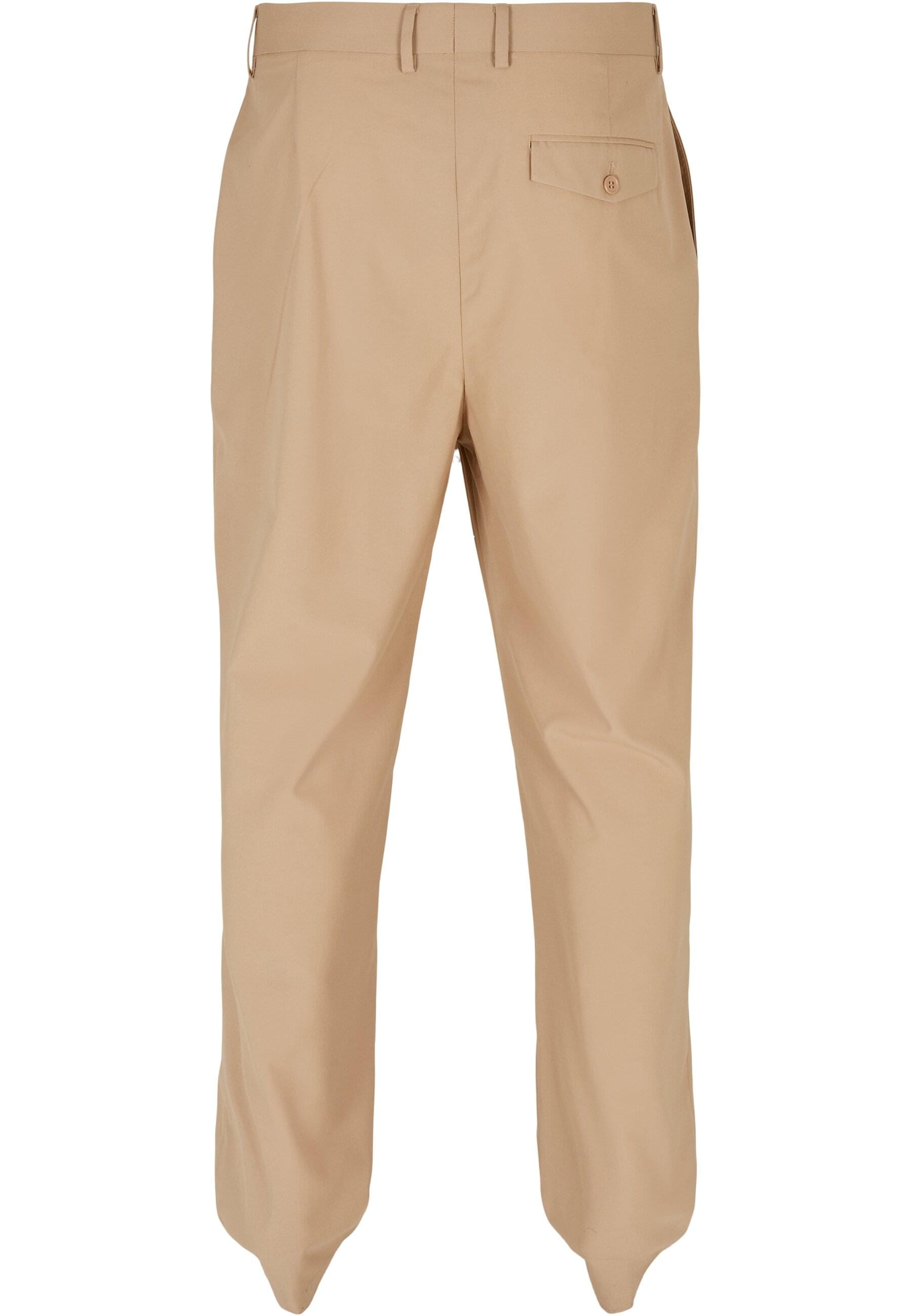 URBAN CLASSICS Stoffhose »Urban Classics Herren Straight Pleat-Front Trousers«, (1 tlg.)