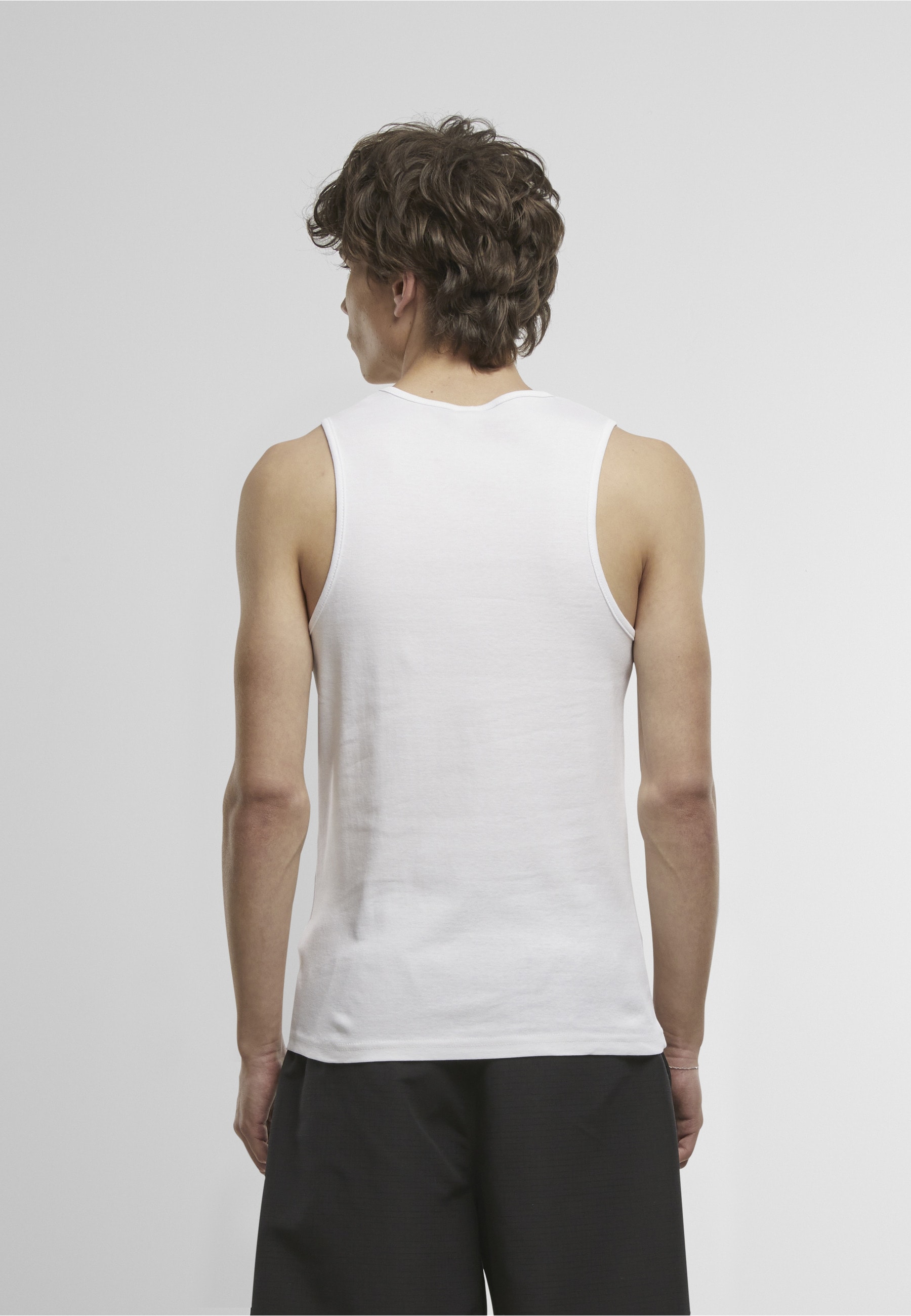 URBAN CLASSICS Tanktop »Urban Classics Ribbed Undershirt 2-Pack« 1 Stk.