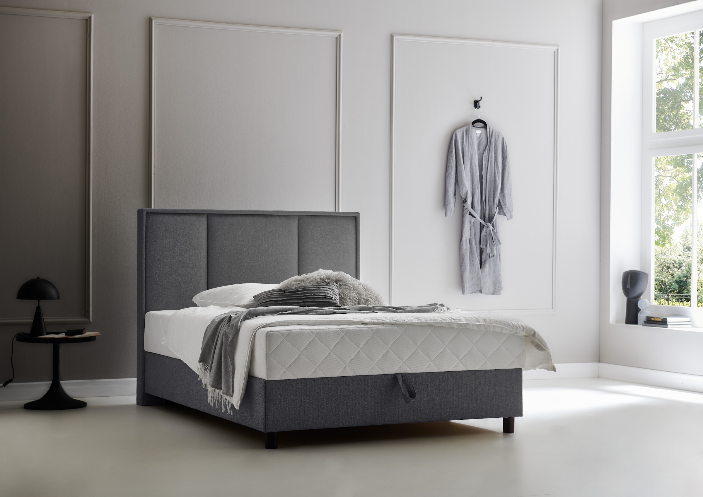 ATLANTIC home collection Boxbett »ARLA«, mit Taschen-Federkernmatratze und Bettkasten