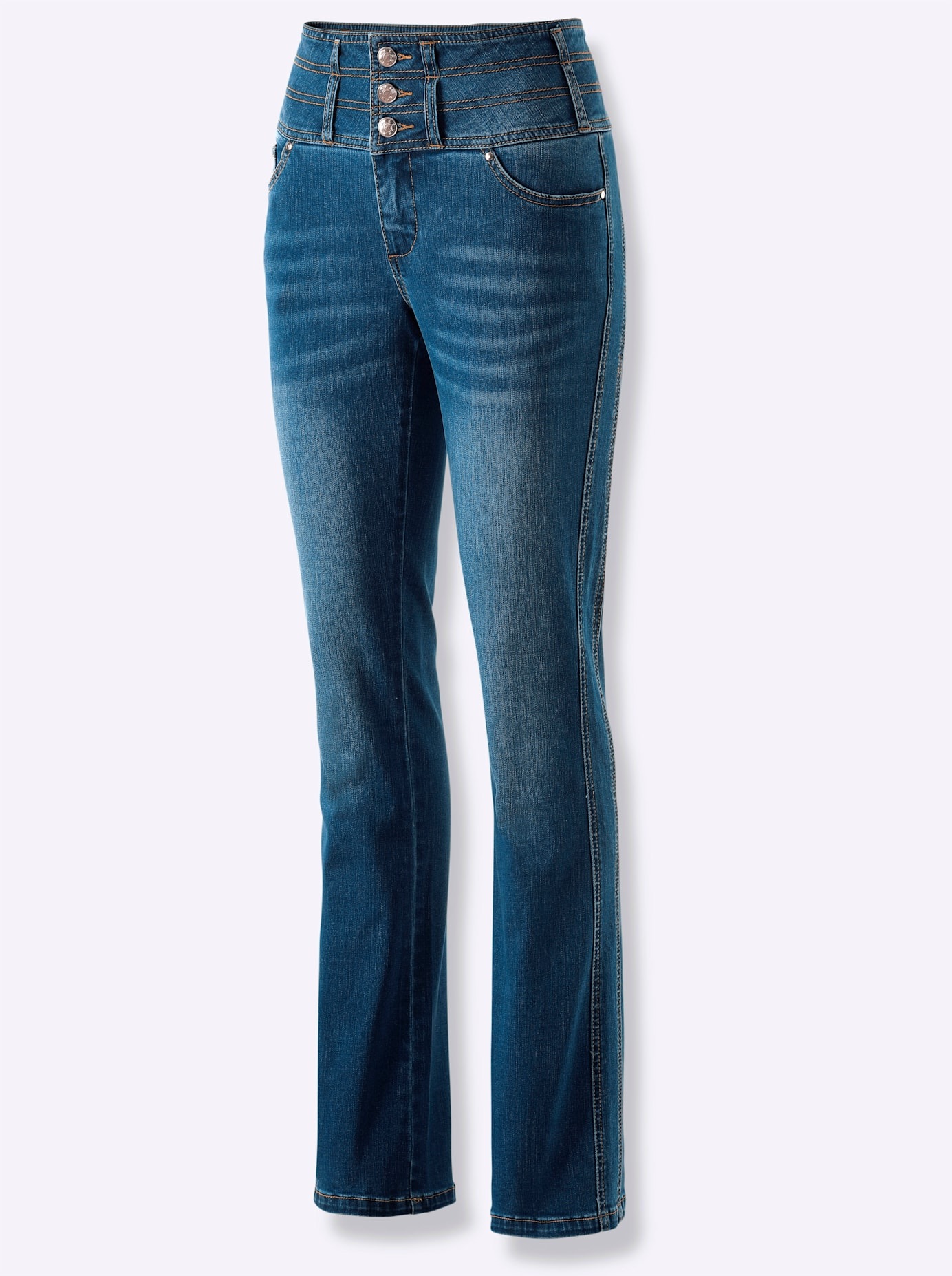 Inspirationen 5-Pocket Jeans Women's Blue 25 3