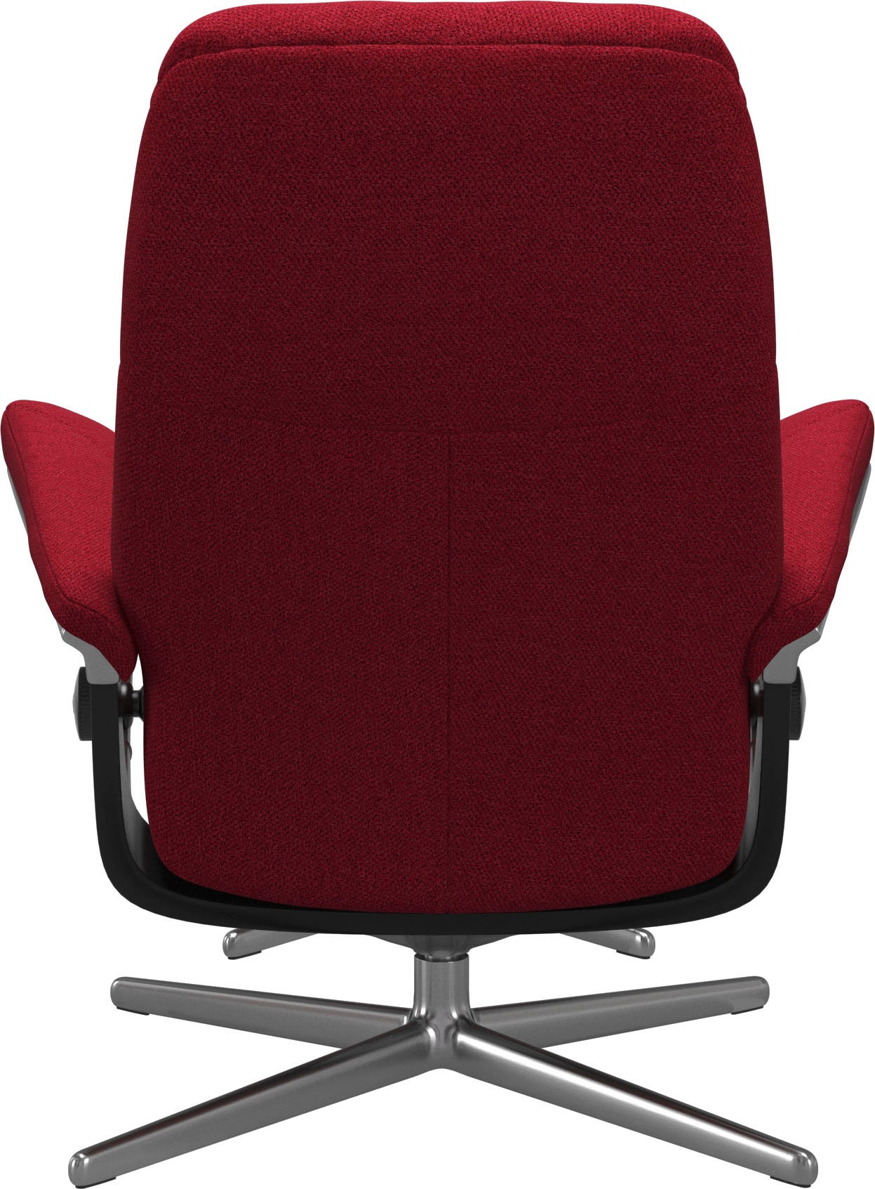 Stressless® Relaxsessel »Consul«, (Set, Relaxsessel mit Hocker), mit Hocker, mit Cross Base, Größe S, M & L, Holzakzent Schwarz