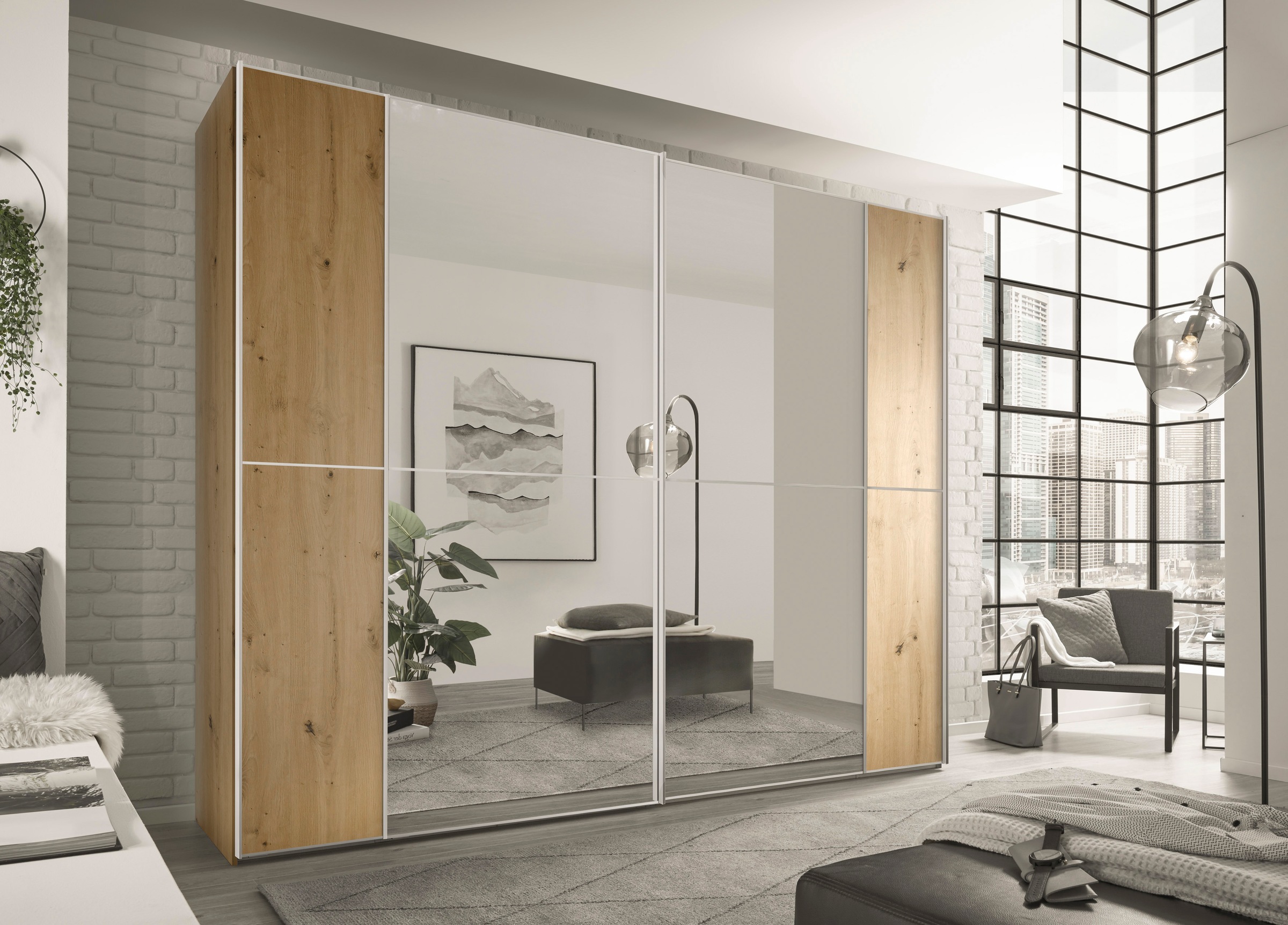 STAUD Schwebetürenschrank »Sonett 220, Made in Germany« mit vier verschiedenen Ausstattungsvarianten