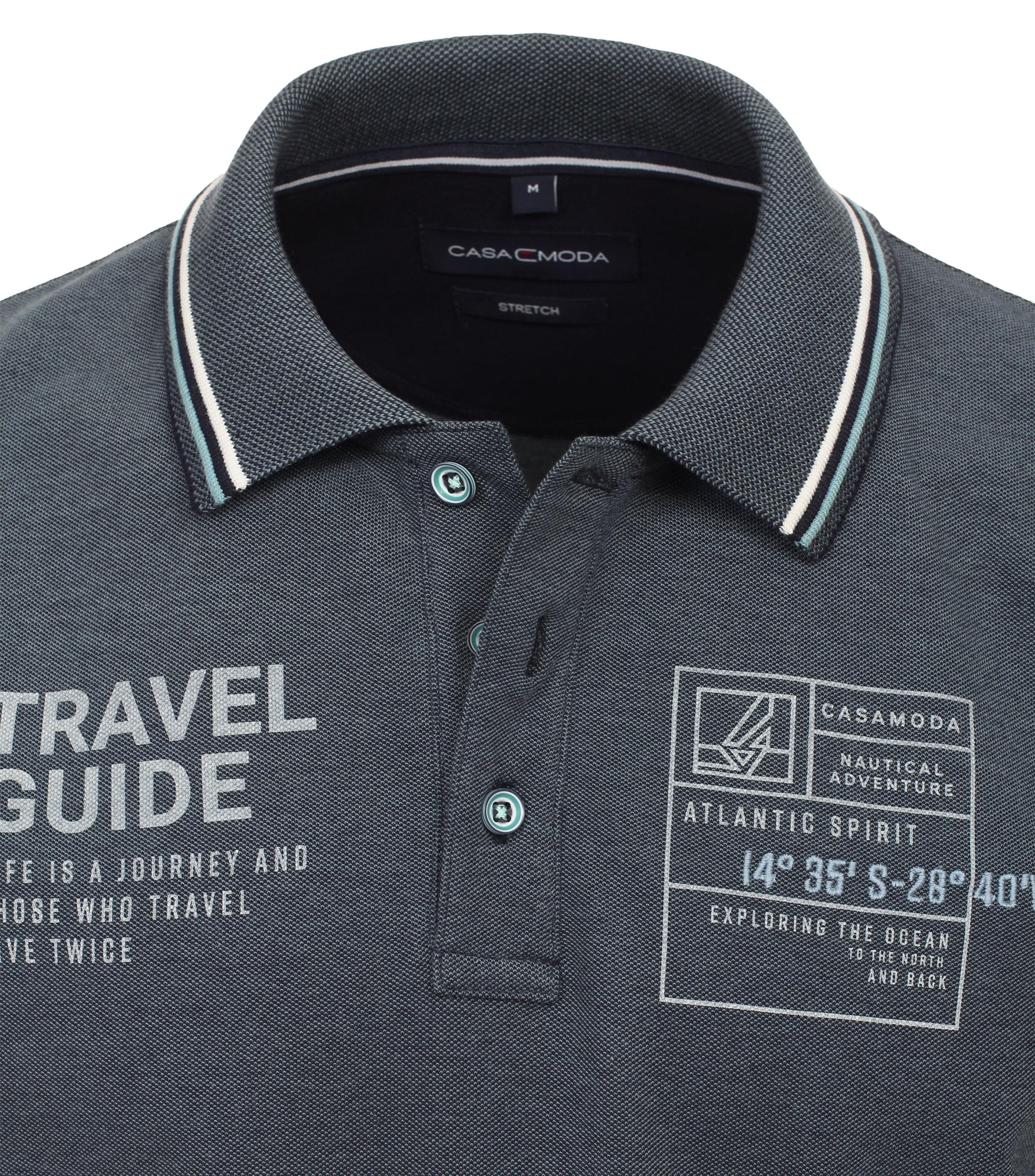 CASAMODA Poloshirt »CASAMODA Polo-Shirt uni«