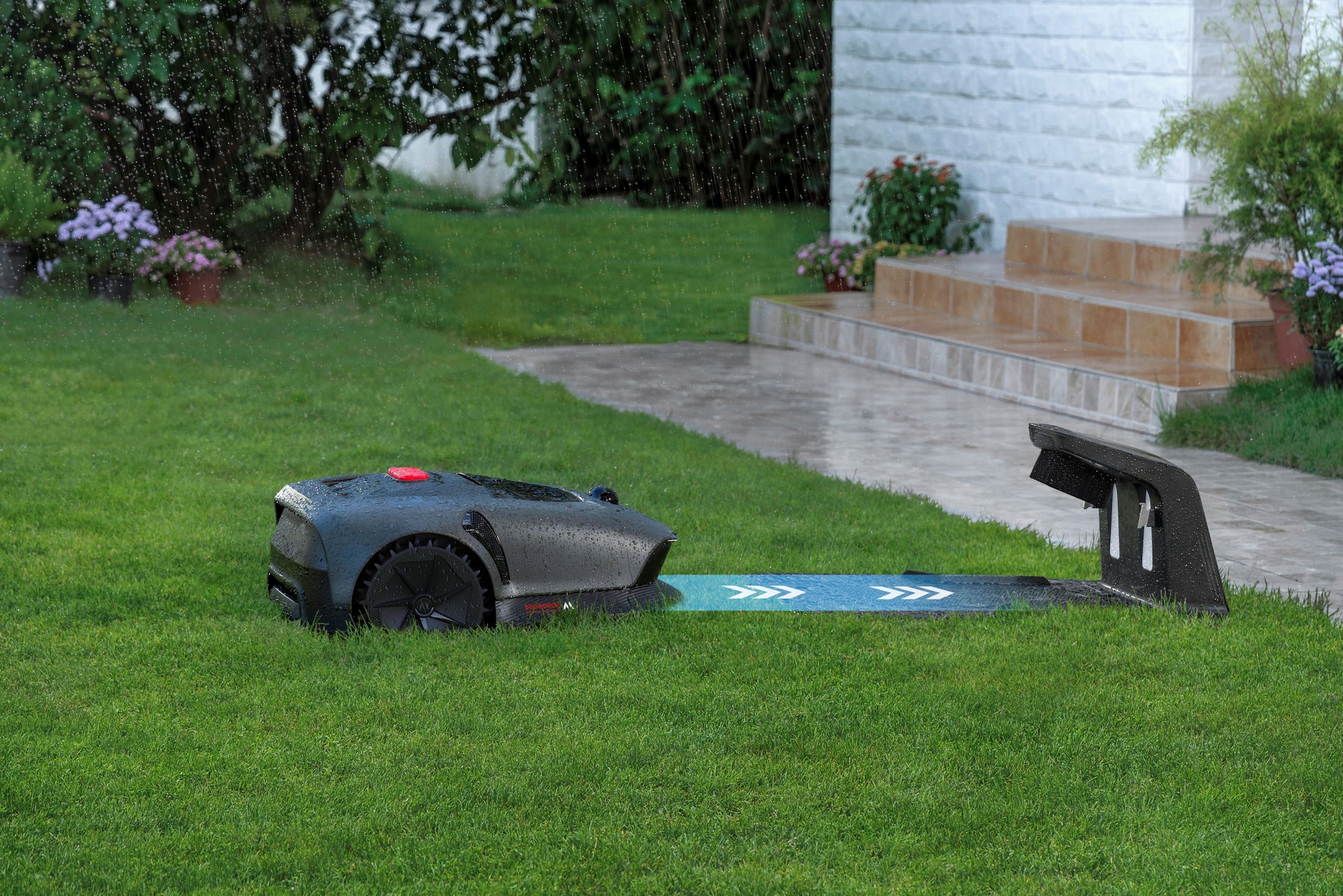 Mova Rasenmähroboter »»MOVA 600 Kit« inkl. 5.Ah Zusatz-Akku & Ersatzklingen« mit Ladestation, 5.Ah Zusatz-Akku und Ersatzklingen,   längere Laufzeit & reduzierte Ladezyklen durch 5.Ah. Zusatz-Akku