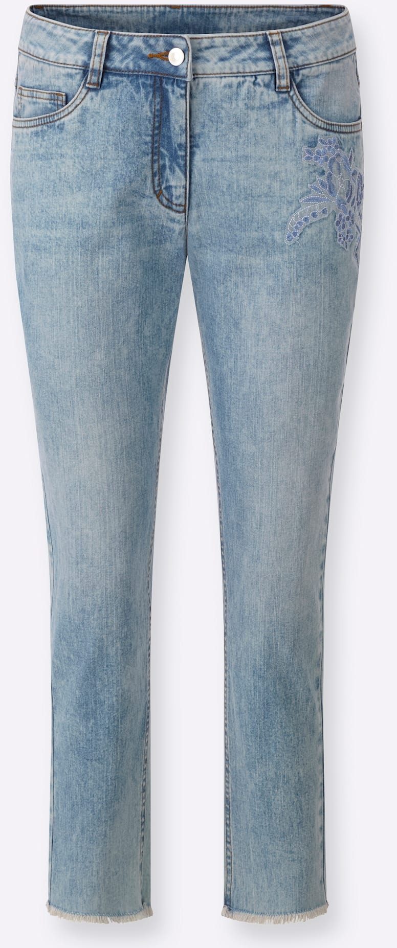 Inspirationen Women's 7/8 Jeans Blue Size 54 2