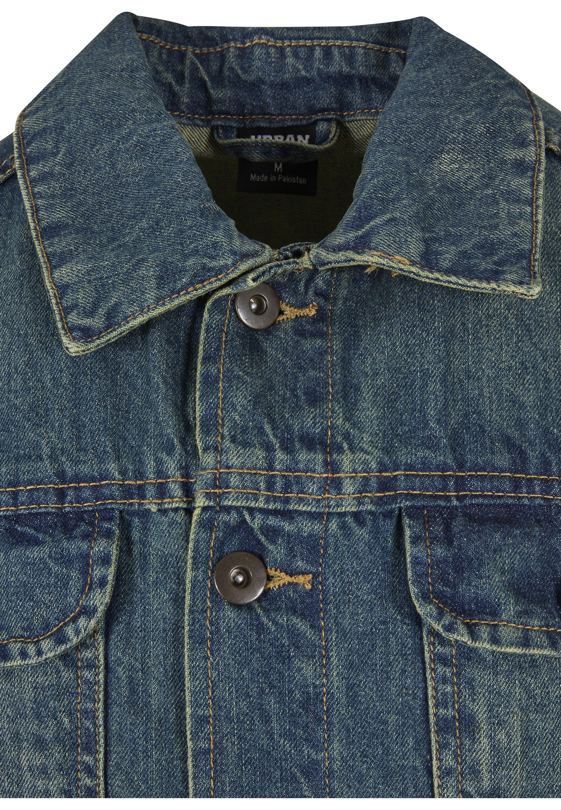 URBAN CLASSICS Jerseyweste »Urban Classics Herren Denim Vest« 1 Stk.