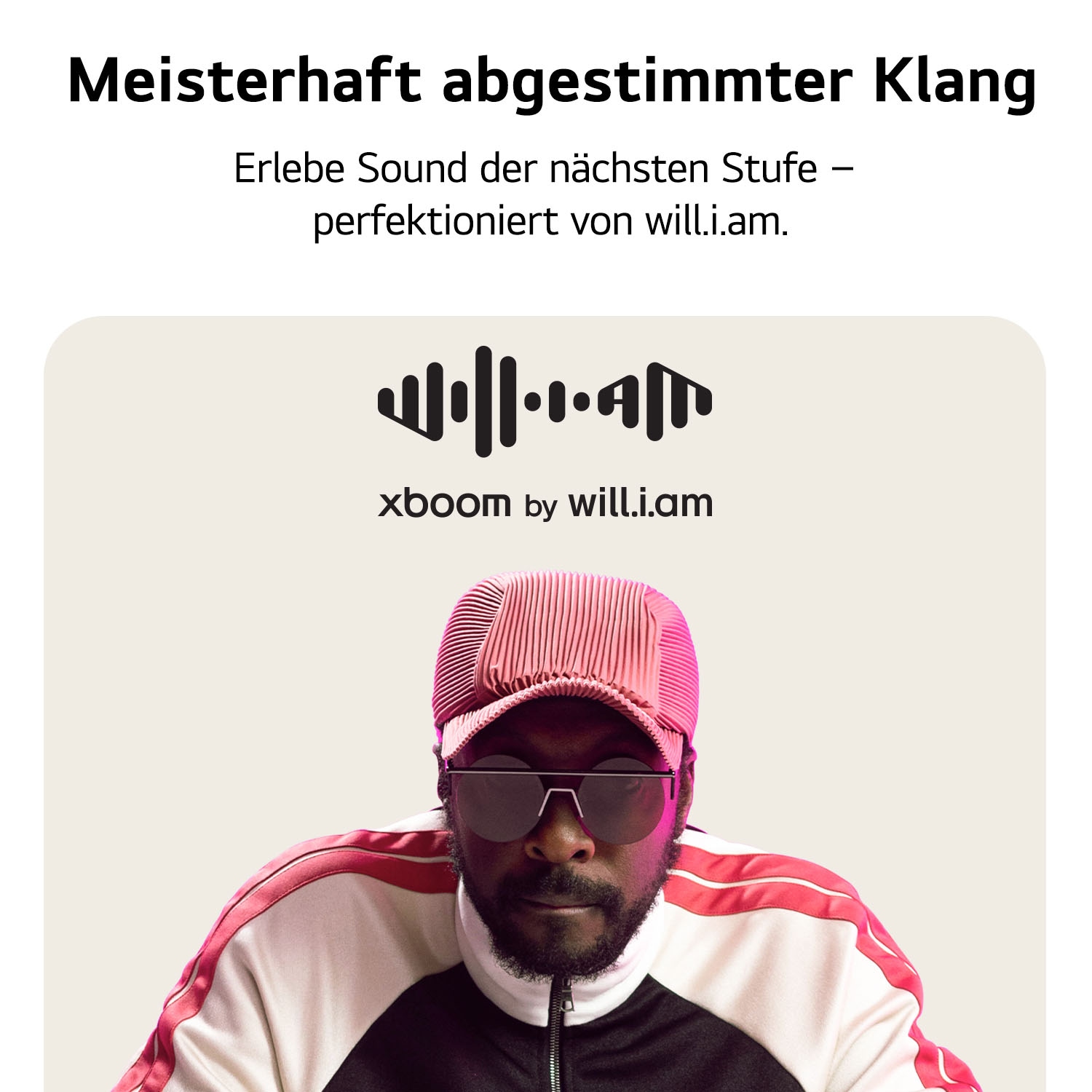 LG Bluetooth-Speaker »xboom GRAB« 1.1 (Bluetooth Apple Siri | Beleuchtungseffekte | EQ Modi | Extra Bass | Google Assistant | Lautstärkeanpassung | Multipoint Anbindung | Wireless Party Connect 30 W)