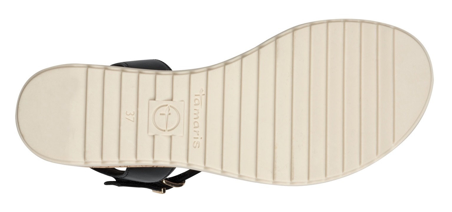 Thumbnail - Tamaris Sandalette, Keilabsatz, Sommerschuh, Riemchensandale mit Schnallenverschluss