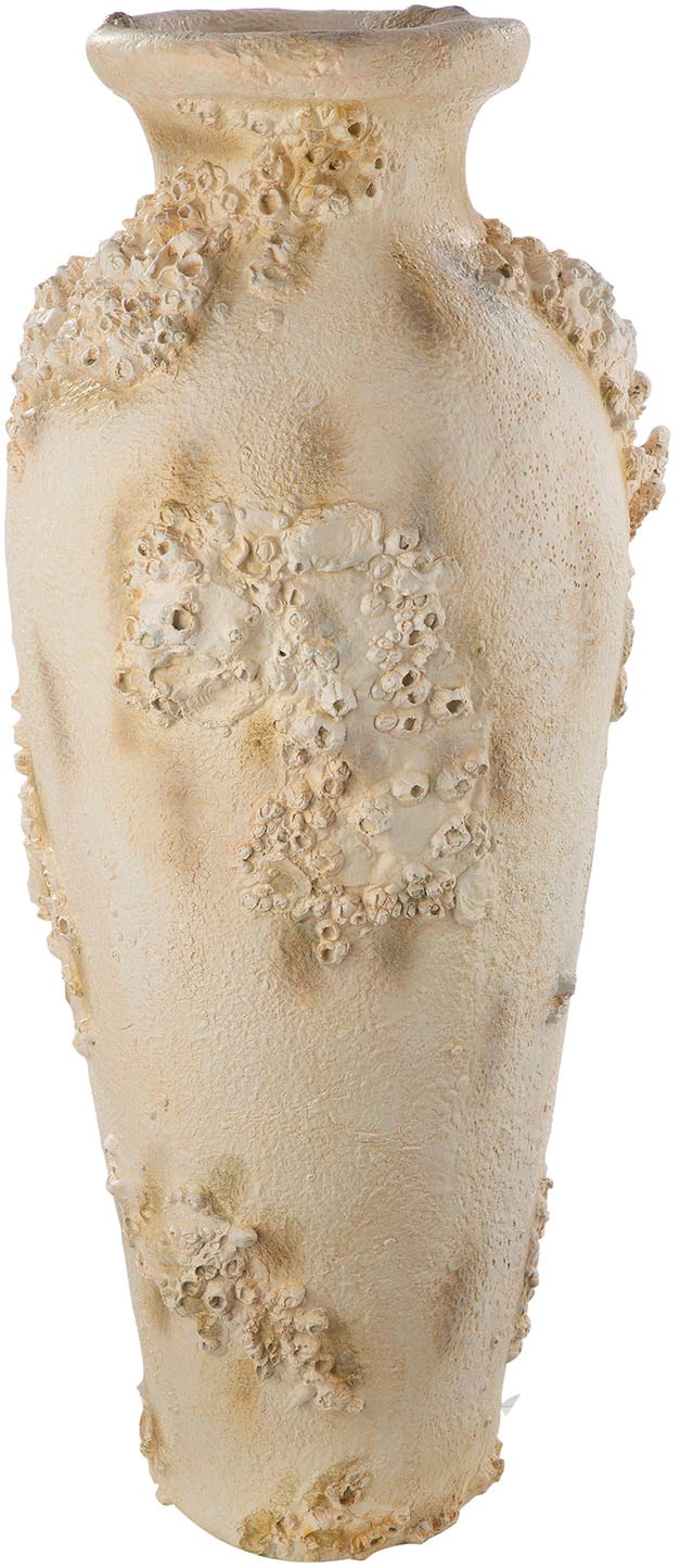 GILDE Bodenvase »Bodenvase Amphora Seychelles weiß H. 80,5 cm«