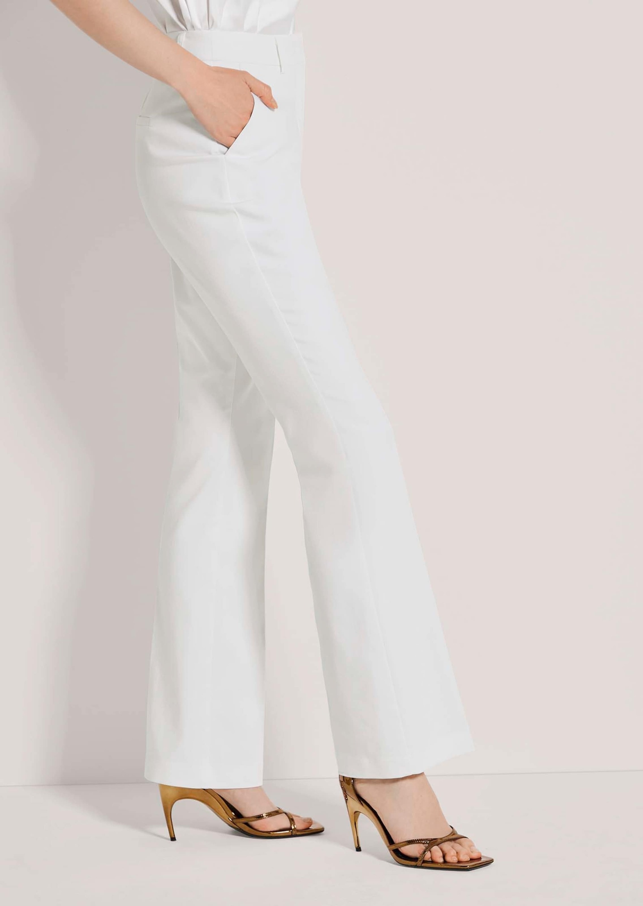 MADELEINE Bügelfaltenhose »Hose Leicht ausgestellte Bügelfalten-Hose«