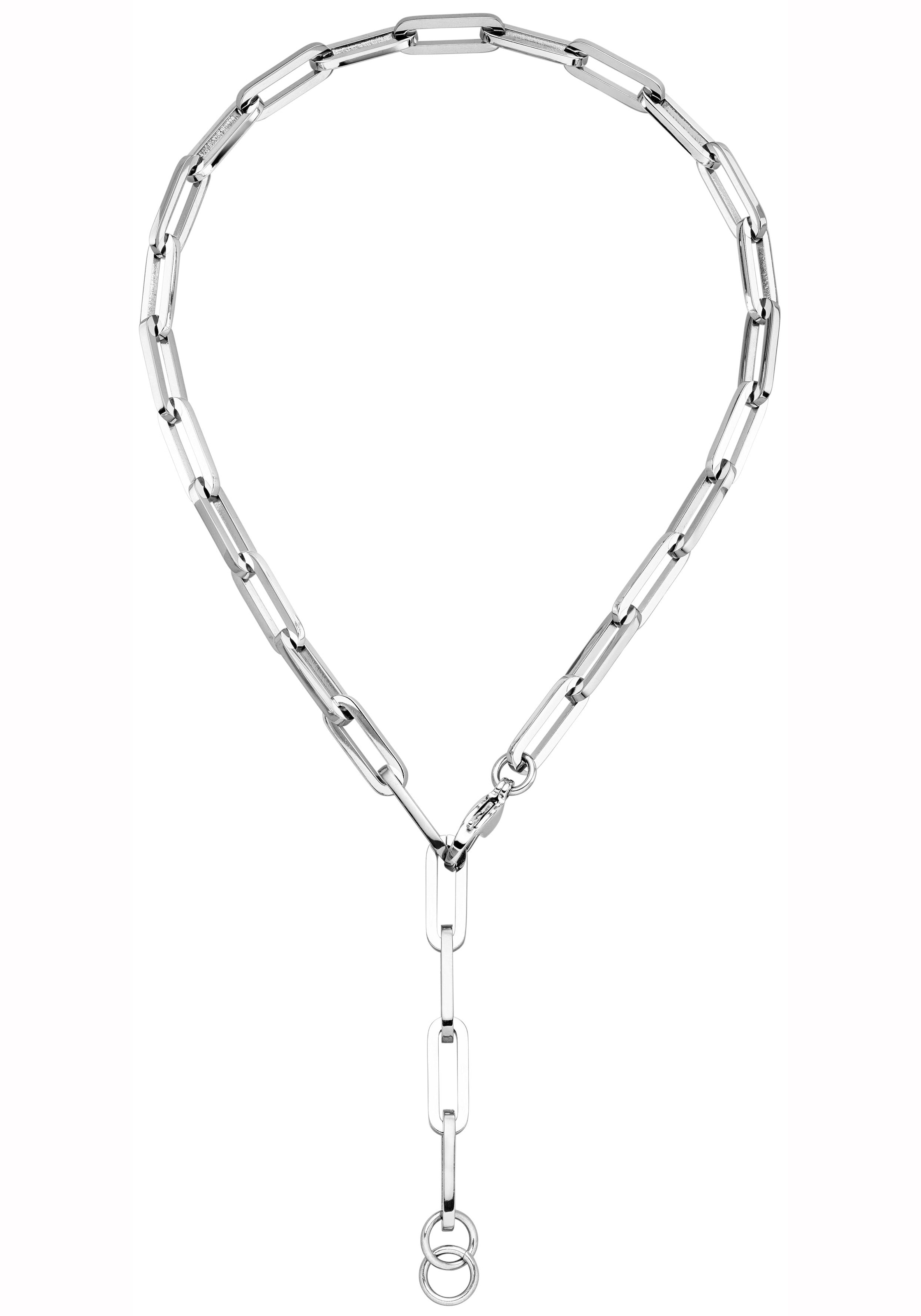 JOBO Kette mit Anhänger, Y-Collier Edelstahl 55 cm