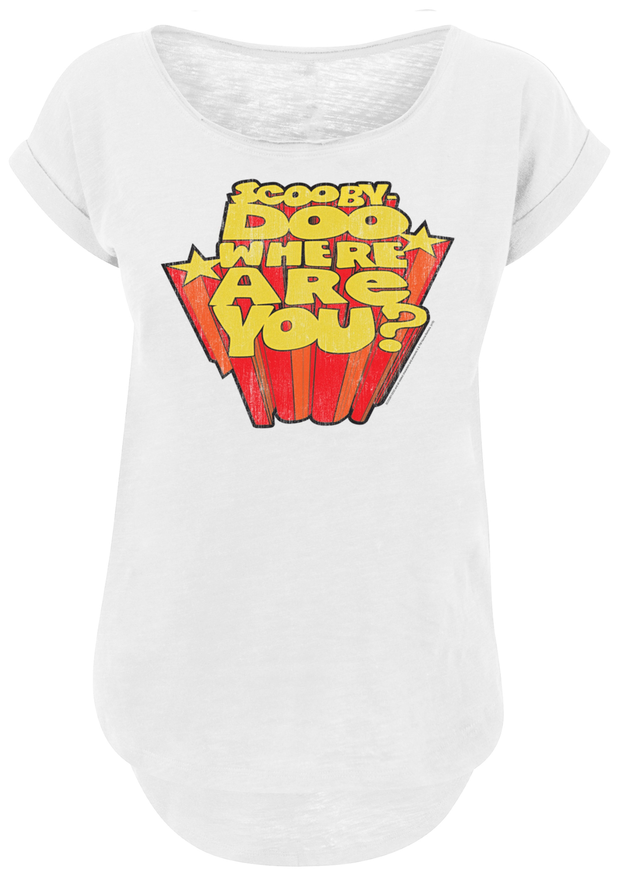 F4NT4STIC T-Shirt »Scooby Doo Where Are You?«, Damen,Premium Merch,Lang,Longshirt,Bedruckt